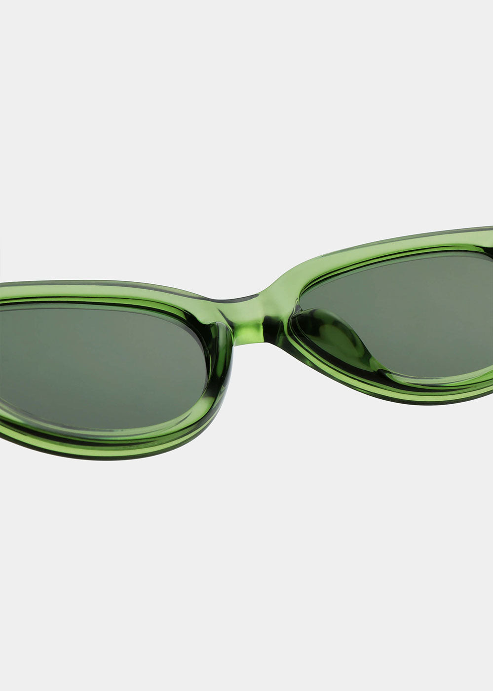 A. Kjaerbede Winnie Sunglasses - Light Olive Transparent