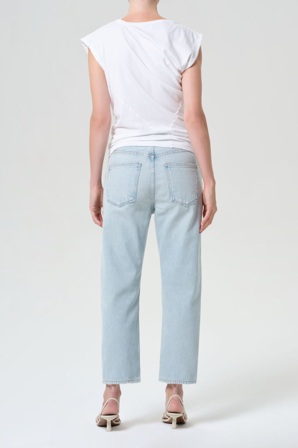Agolde 90's Crop Mid Rise Straight (Weightless) - Distraction