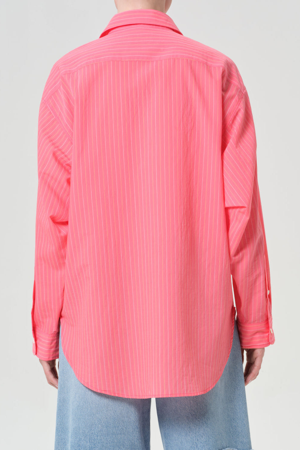 Agolde Sona Shirt - Fontana Stripe/Candy