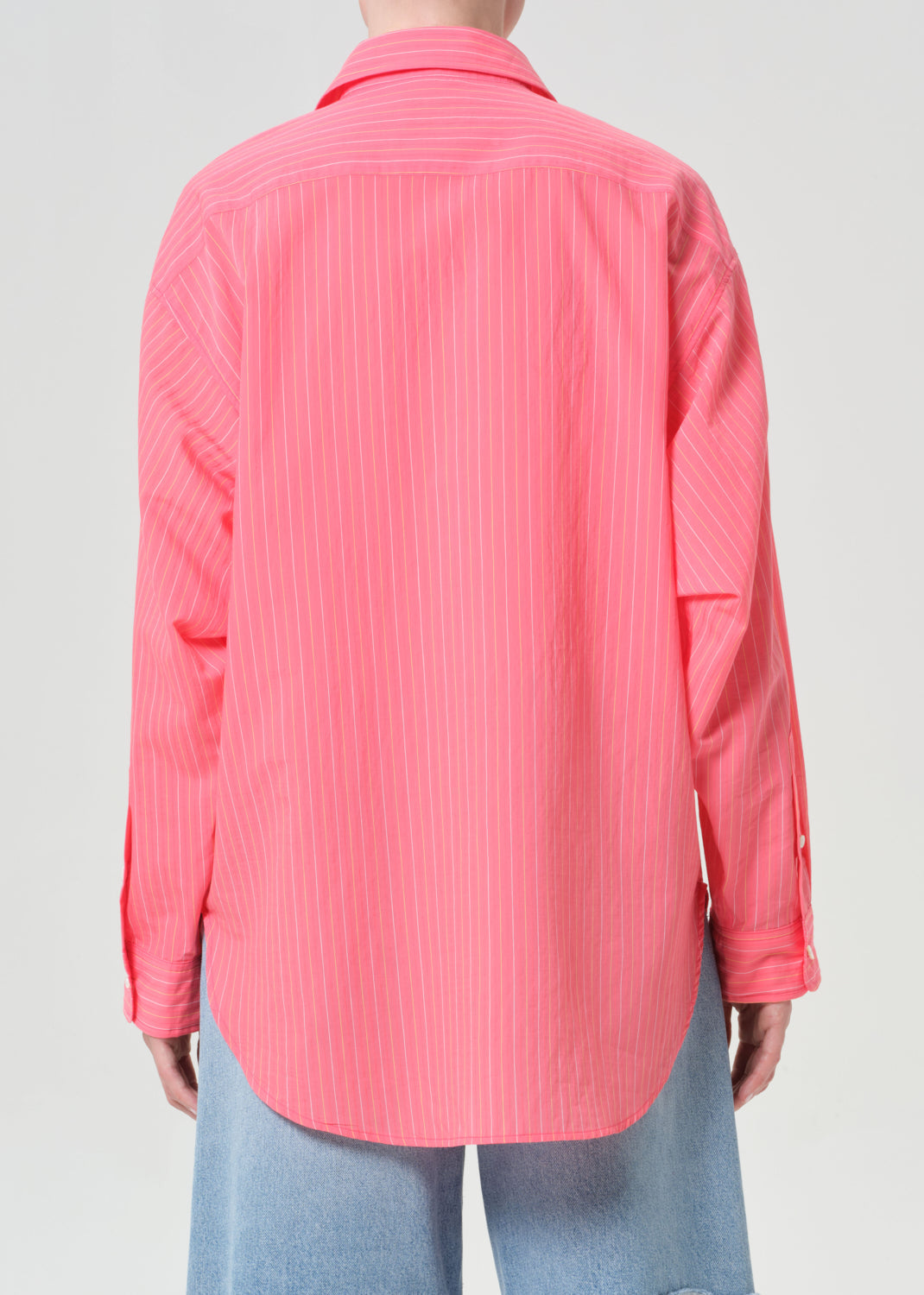 Agolde Sona Shirt - Fontana Stripe/Candy