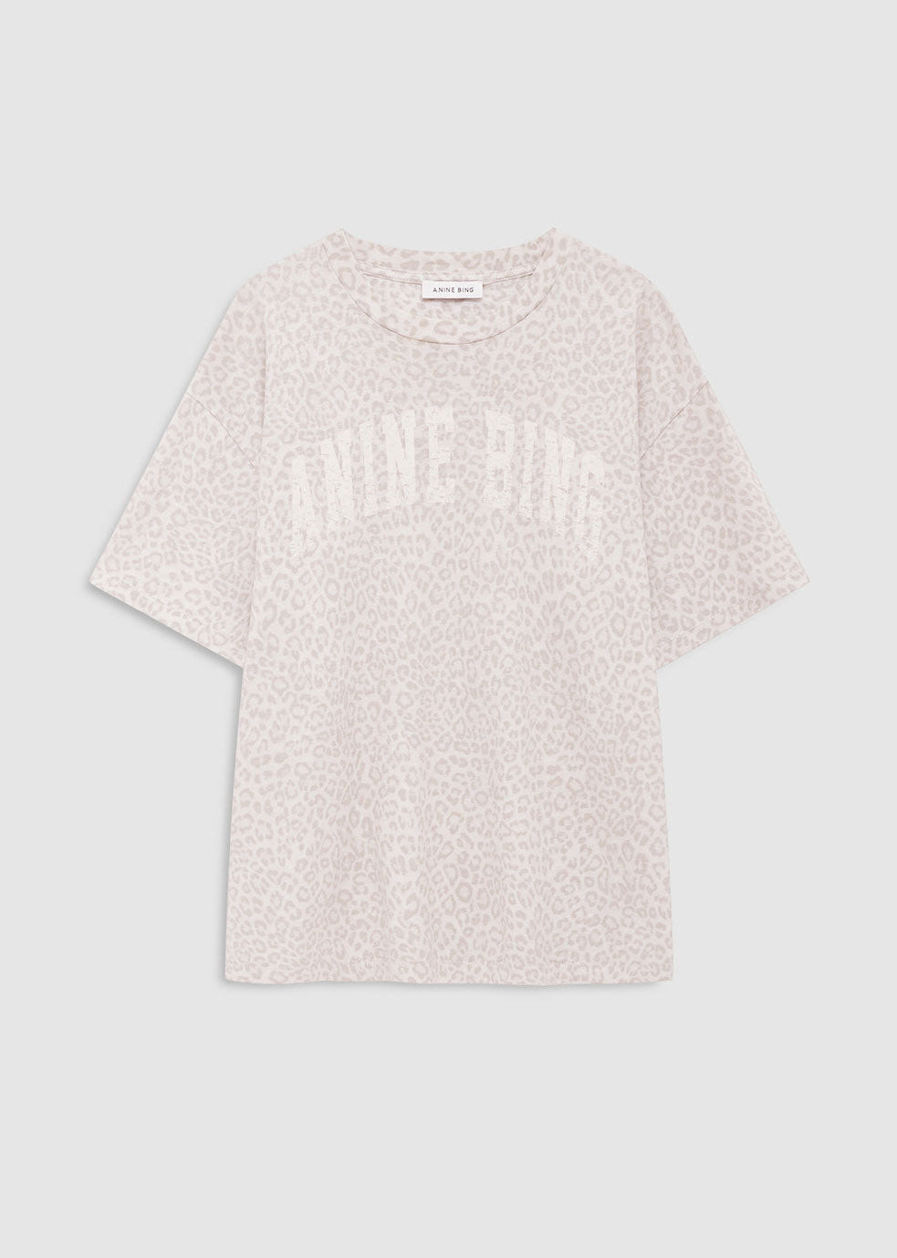 Anine Bing Cade Tee Anine Bing - Washed White Leopard