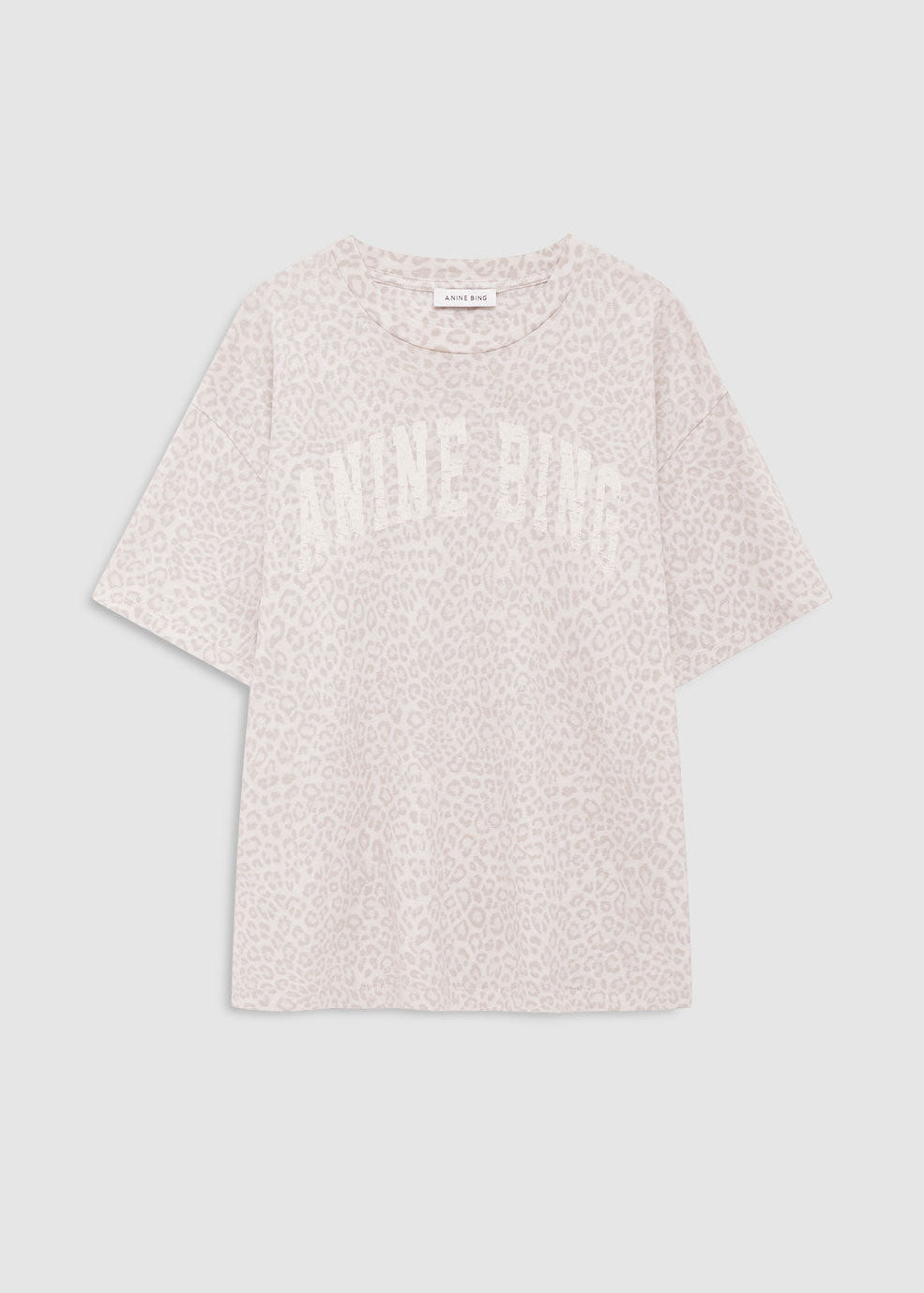Anine Bing Cade Tee Anine Bing - Washed White Leopard