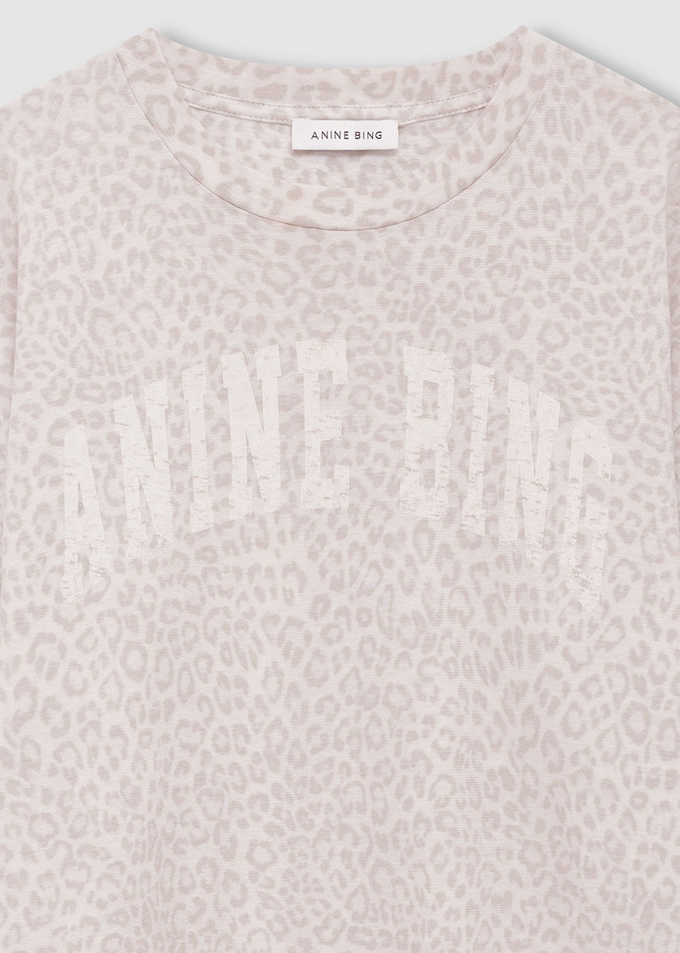 Anine Bing Cade Tee Anine Bing - Washed White Leopard