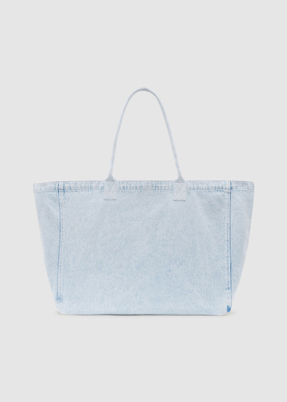 Anine Bing Leo Denim Tote - Lucid Blue