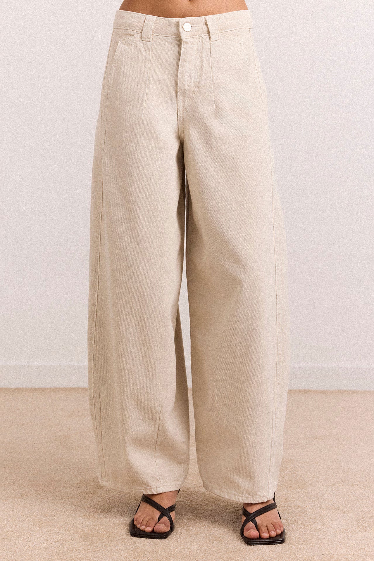 Damson Madder Barrel Erika Jeans - Stone Wash