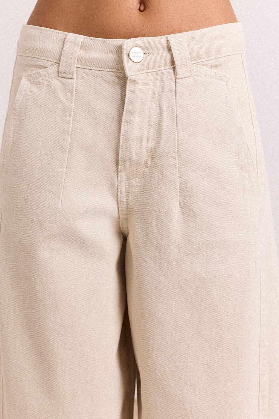 Damson Madder Barrel Erika Jeans - Stone Wash