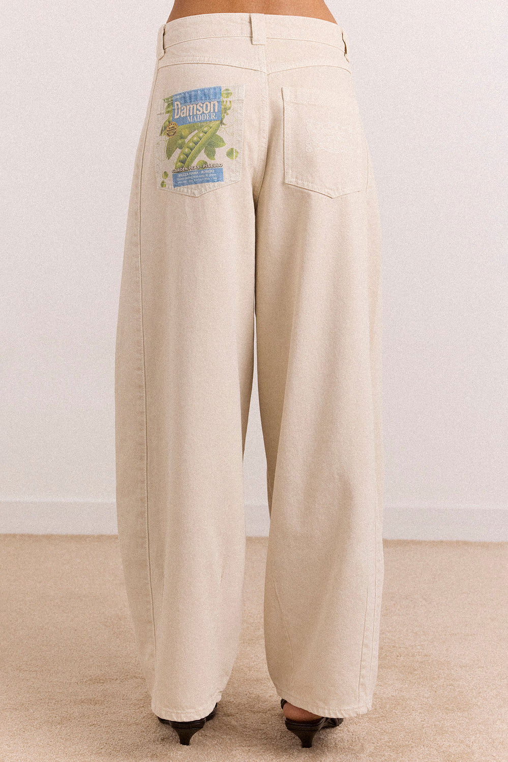 Damson Madder Barrel Erika Jeans - Stone Wash