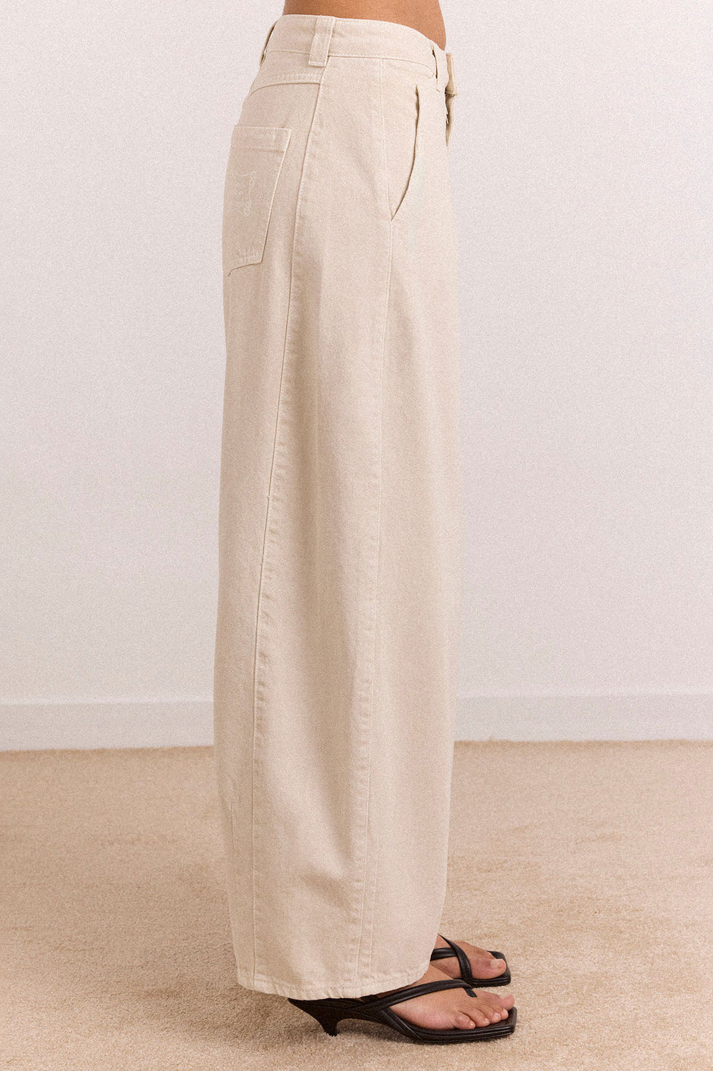 Damson Madder Barrel Erika Jeans - Stone Wash