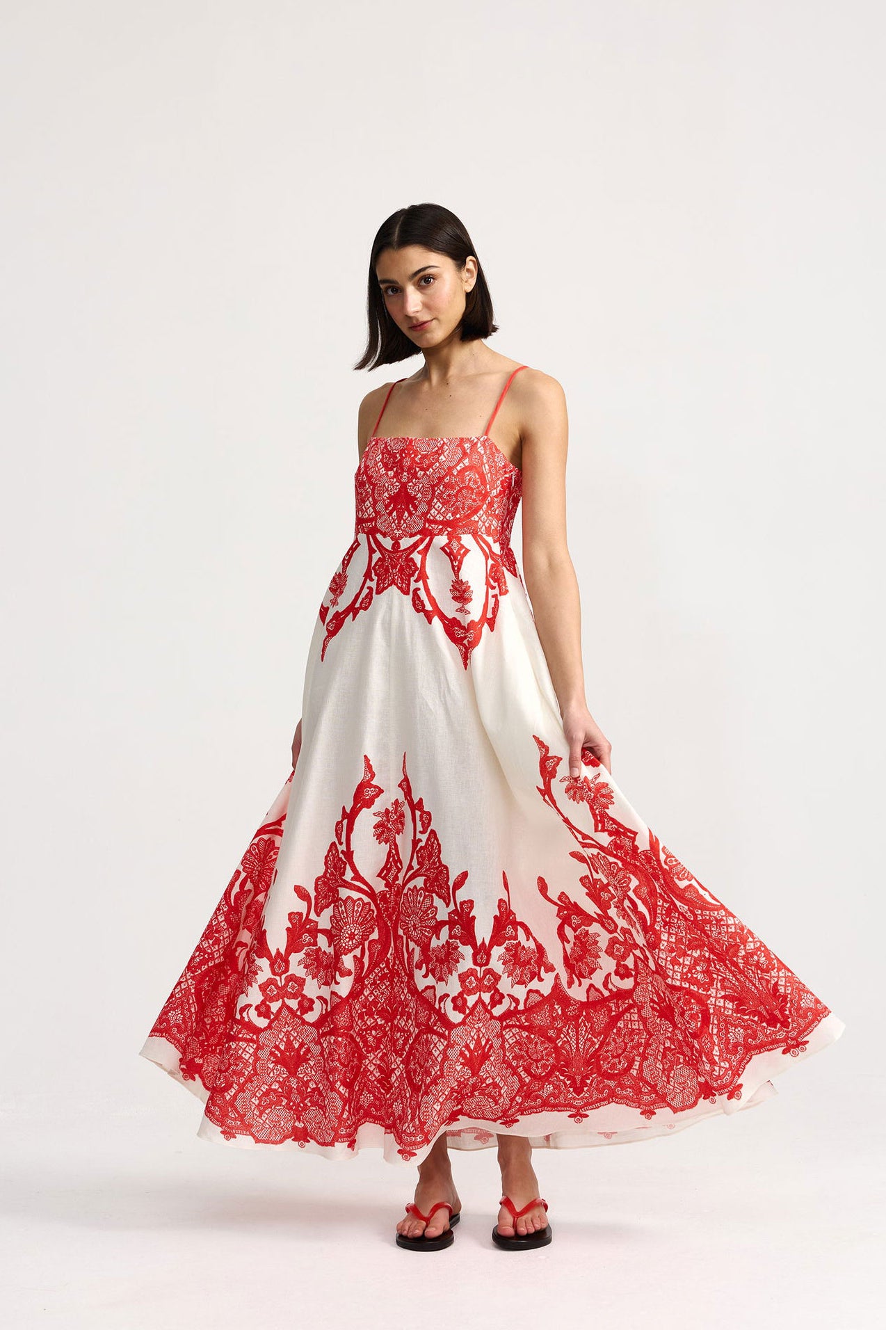 Aston Studio Rue Dress - Ruby Antique