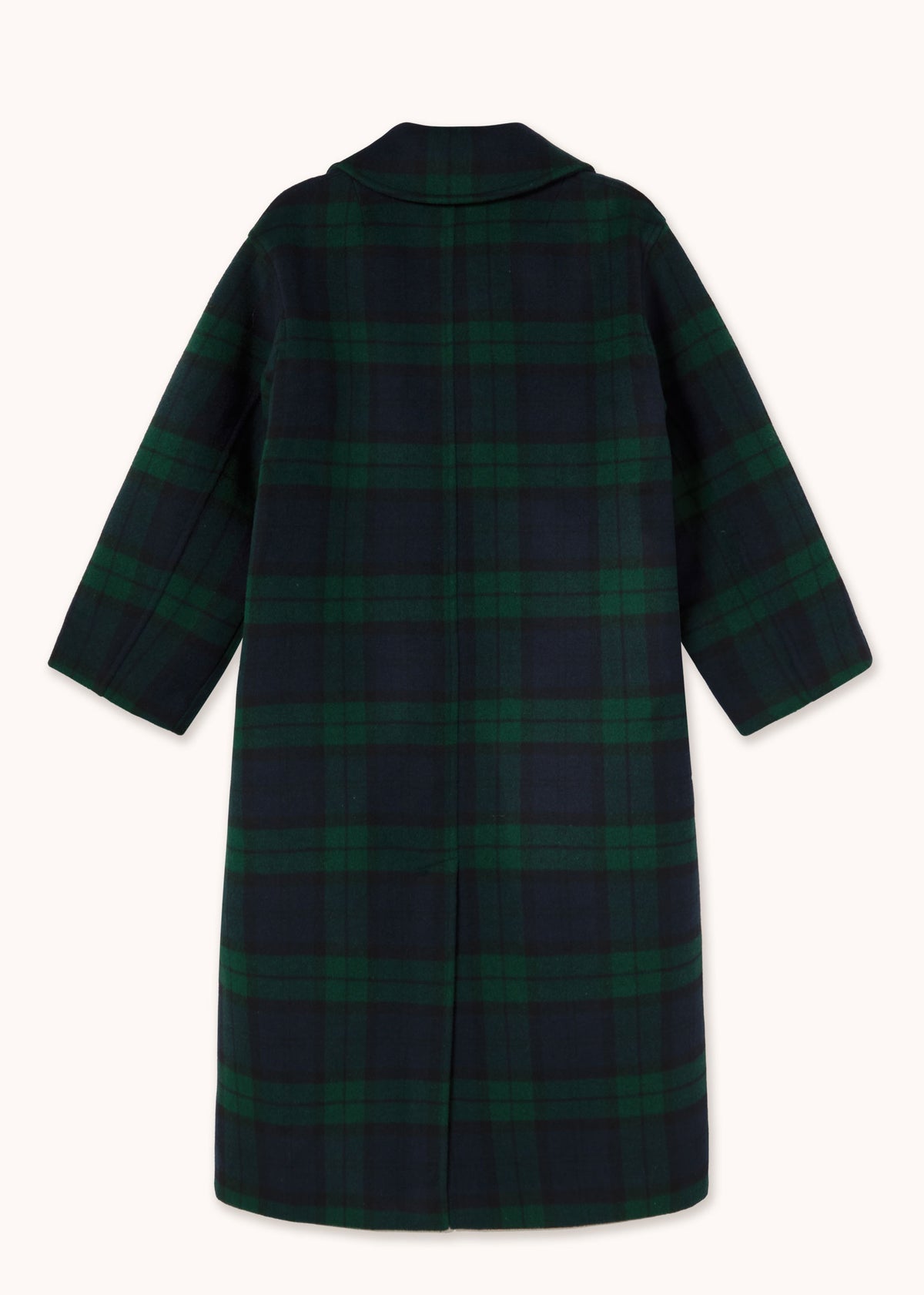 The Tiny Big Sister Long Check Coat