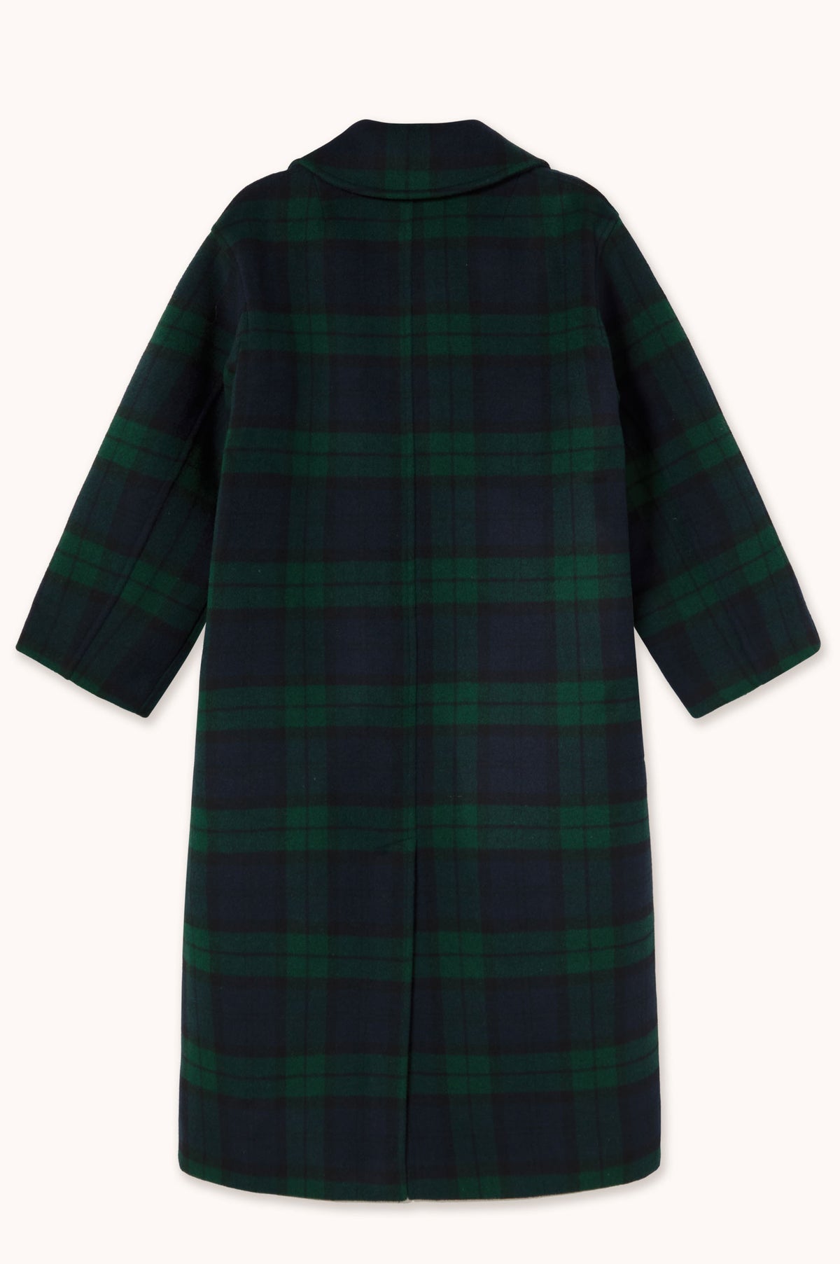 The Tiny Big Sister Long Check Coat