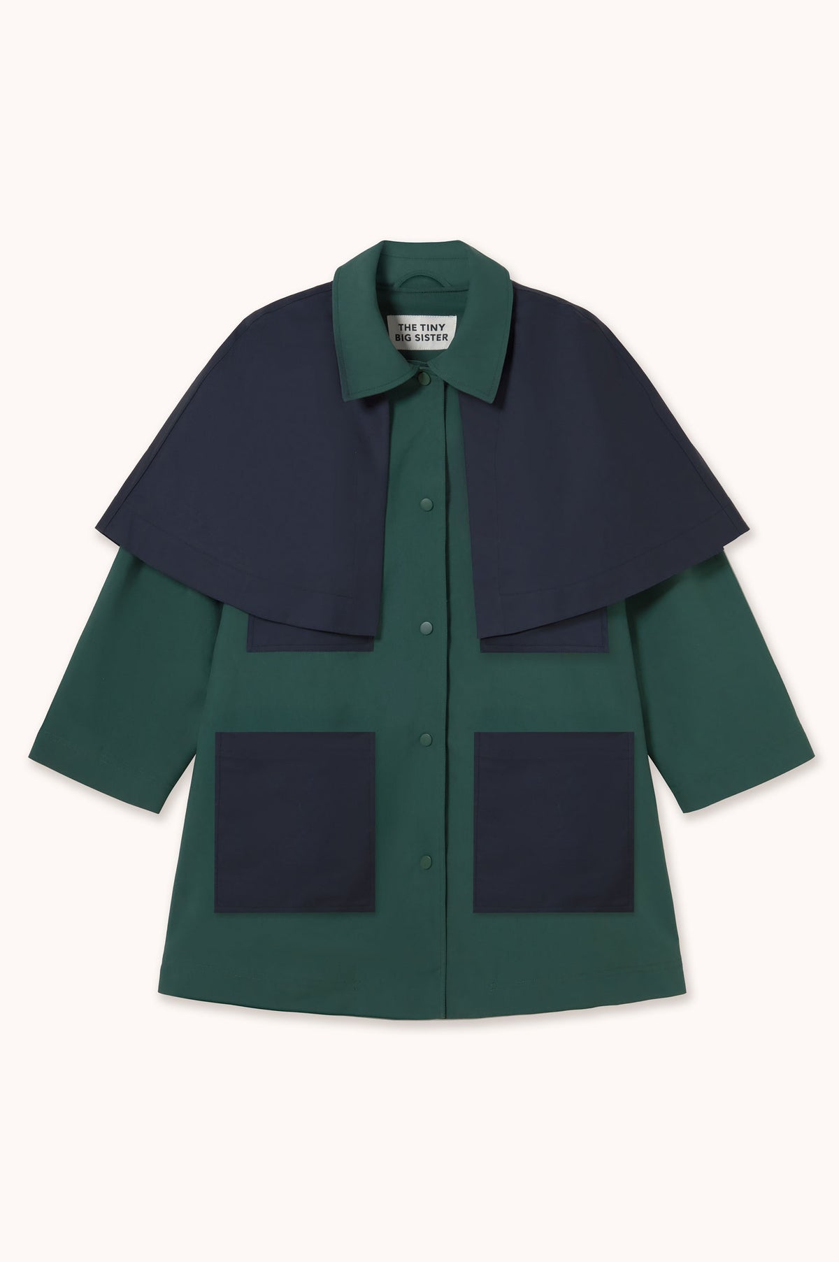The Tiny Big Sister Bicolor Trench Coat
