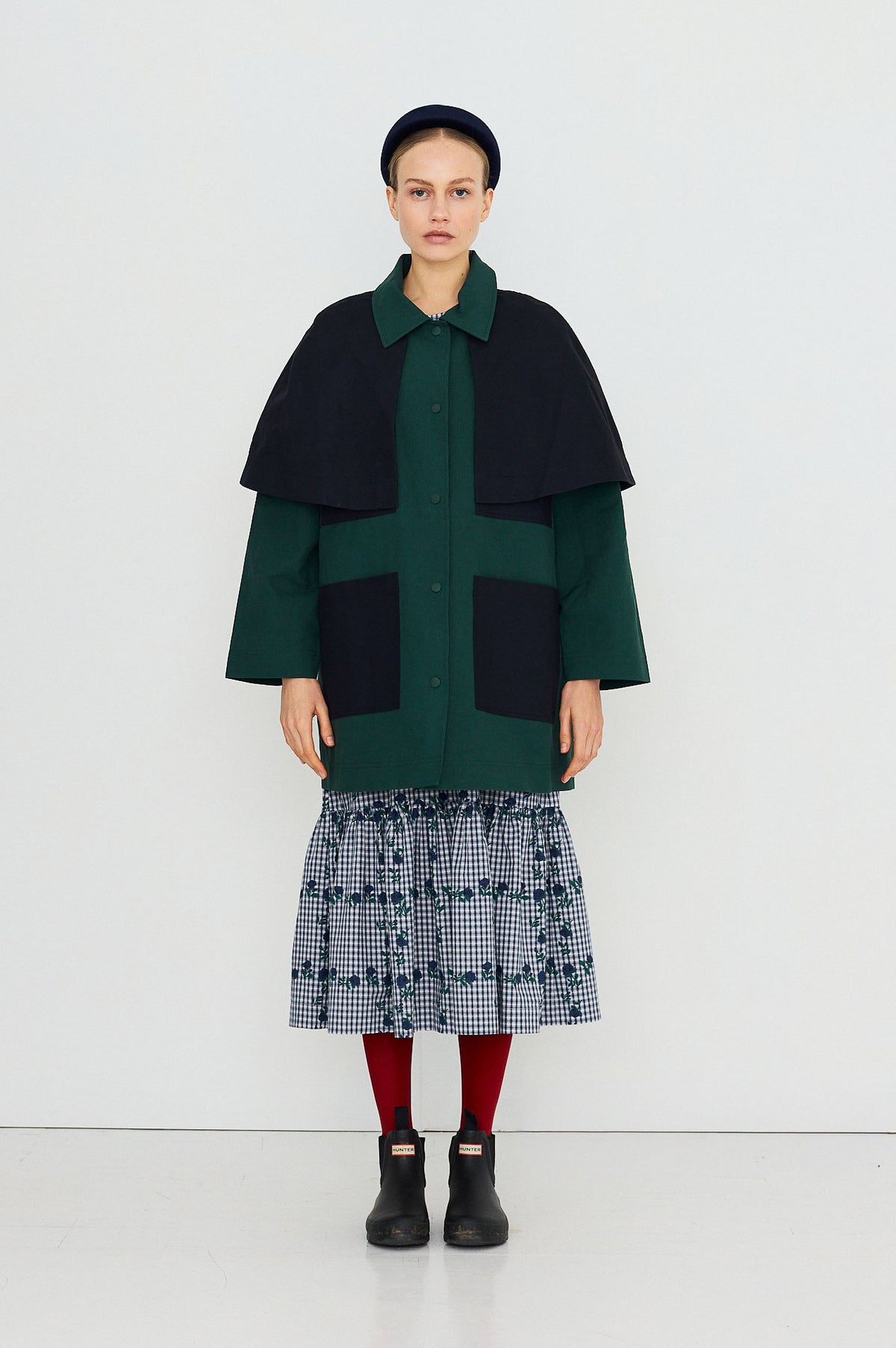 The Tiny Big Sister Bicolor Trench Coat