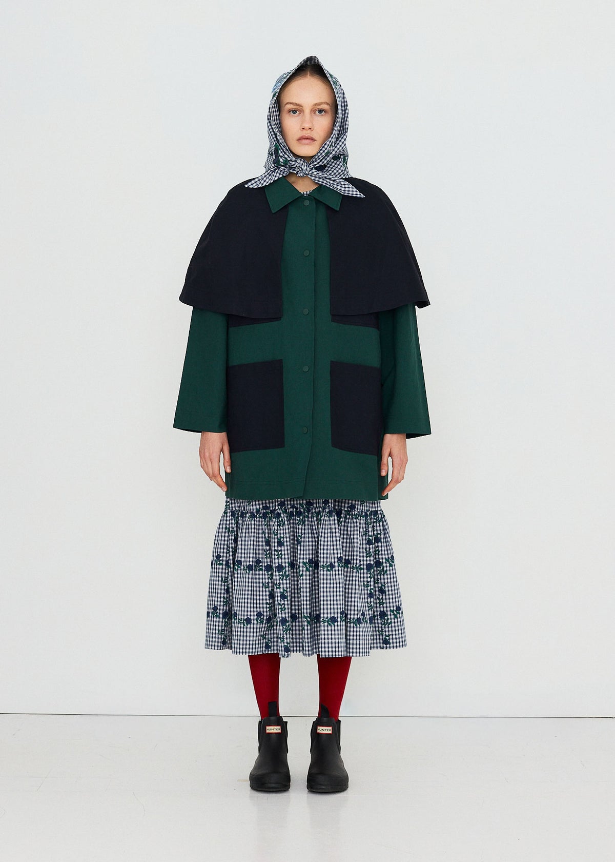 The Tiny Big Sister Bicolor Trench Coat