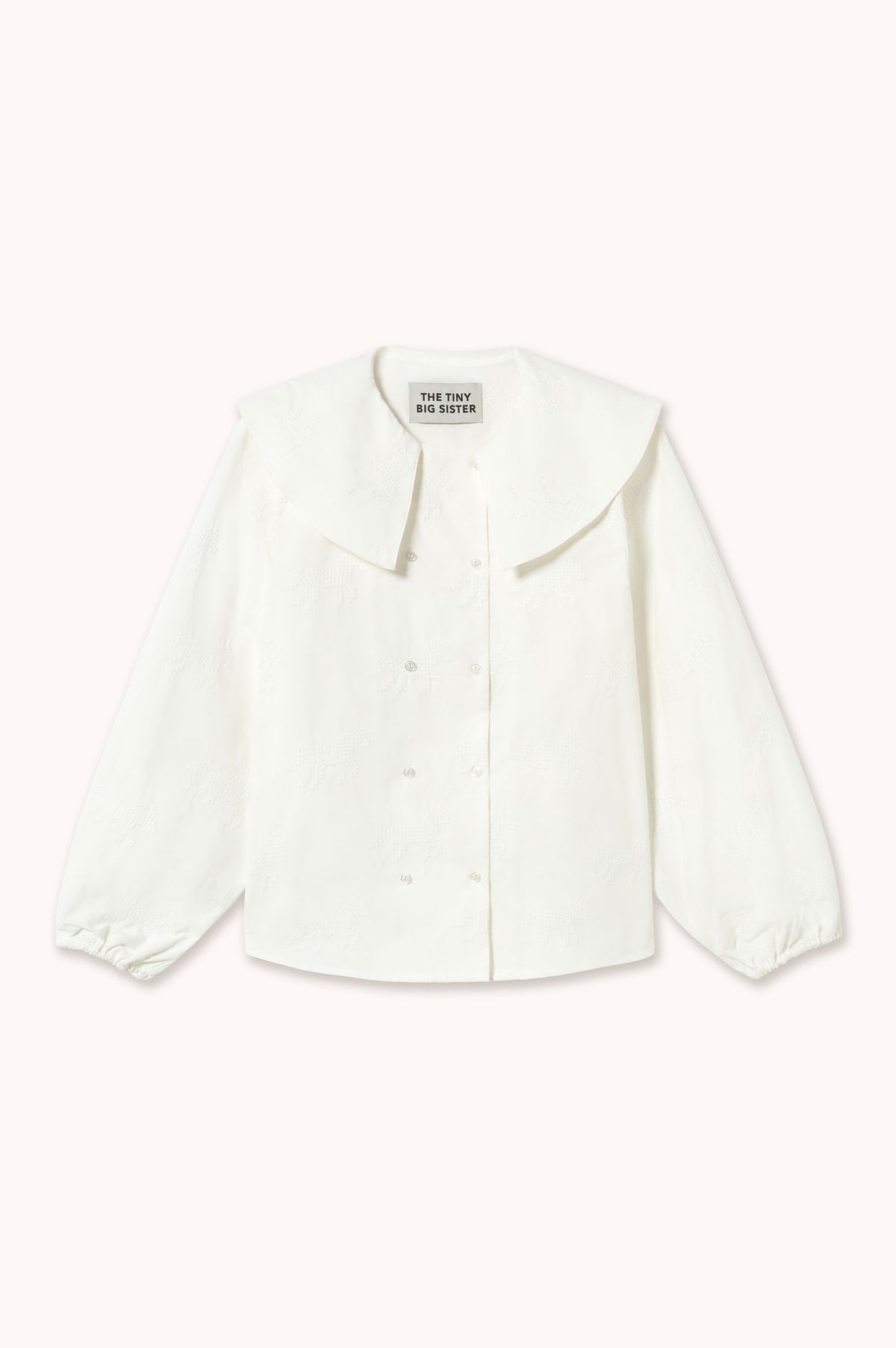 The Tiny Big Sister Horses Buttoned Blouse