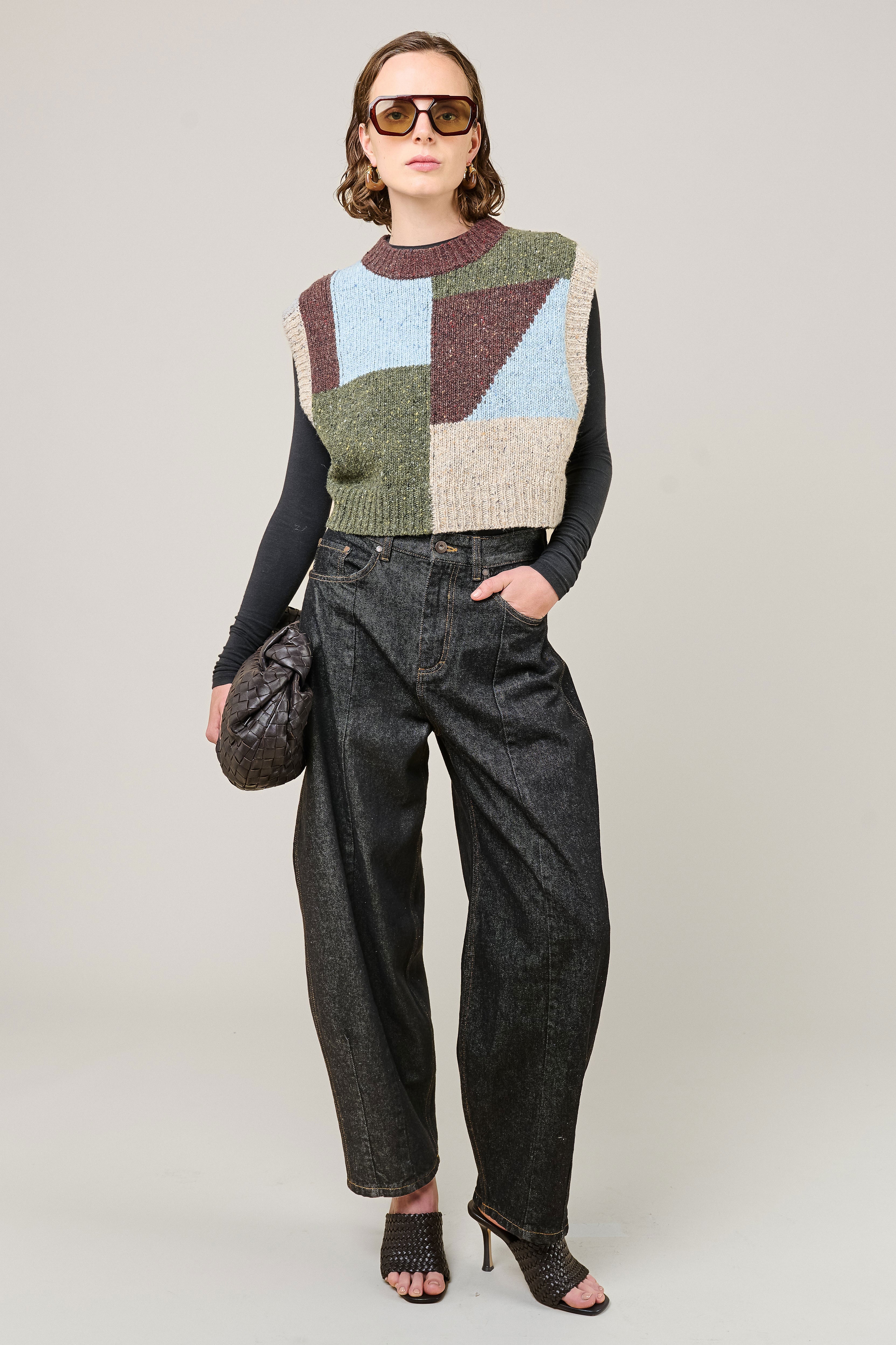 VI.VE.RE Wren Colour Block Tank