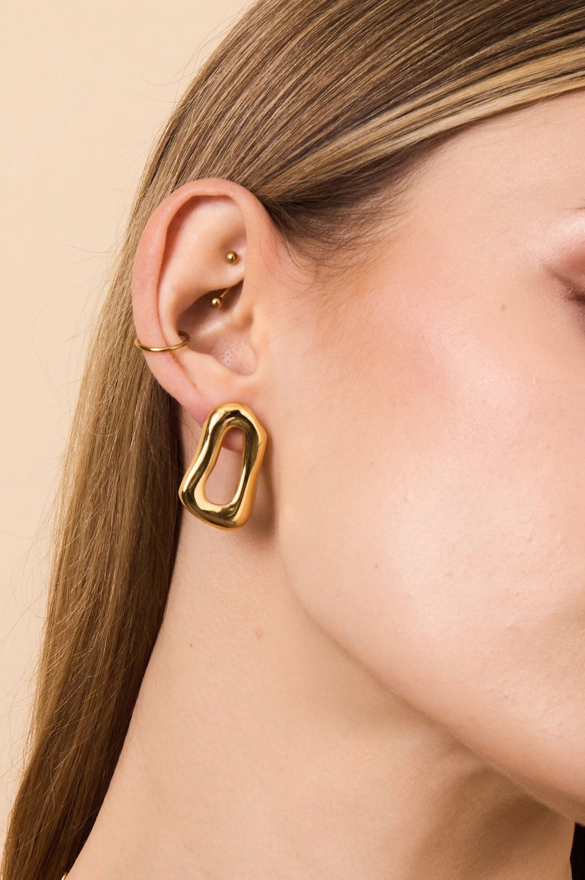 By Alona Leona Earrings - Gold