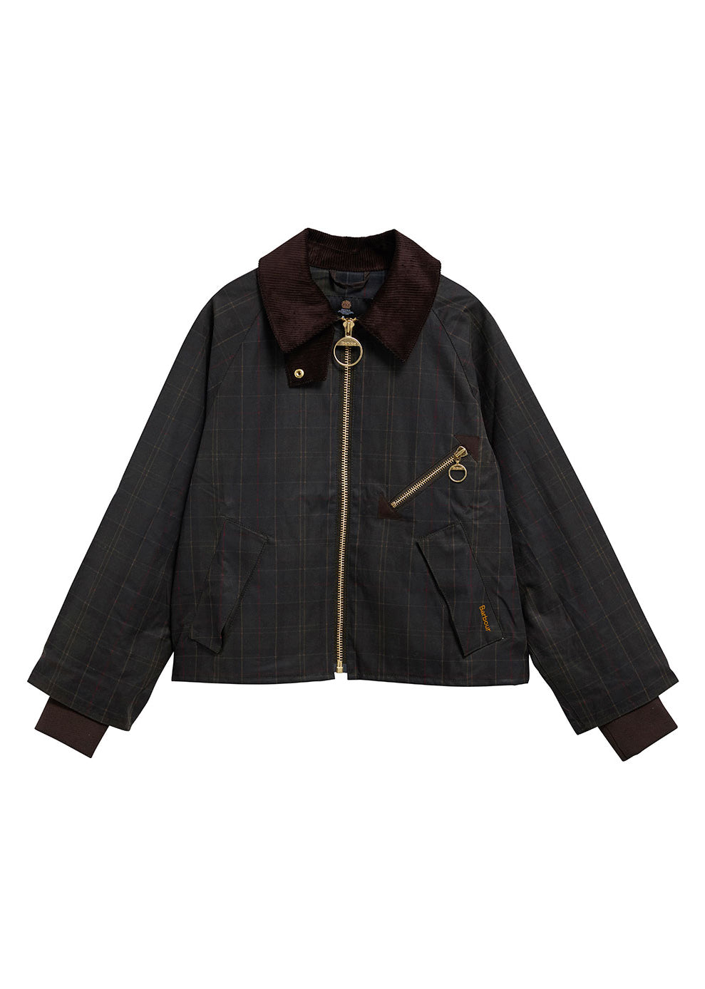 Barbour Arlene Checked Wax Jacket