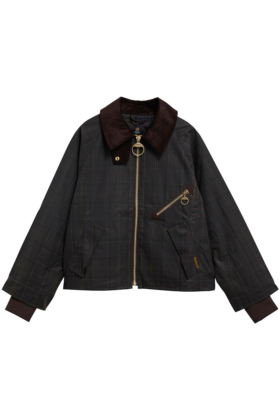 Barbour Arlene Checked Wax Jacket