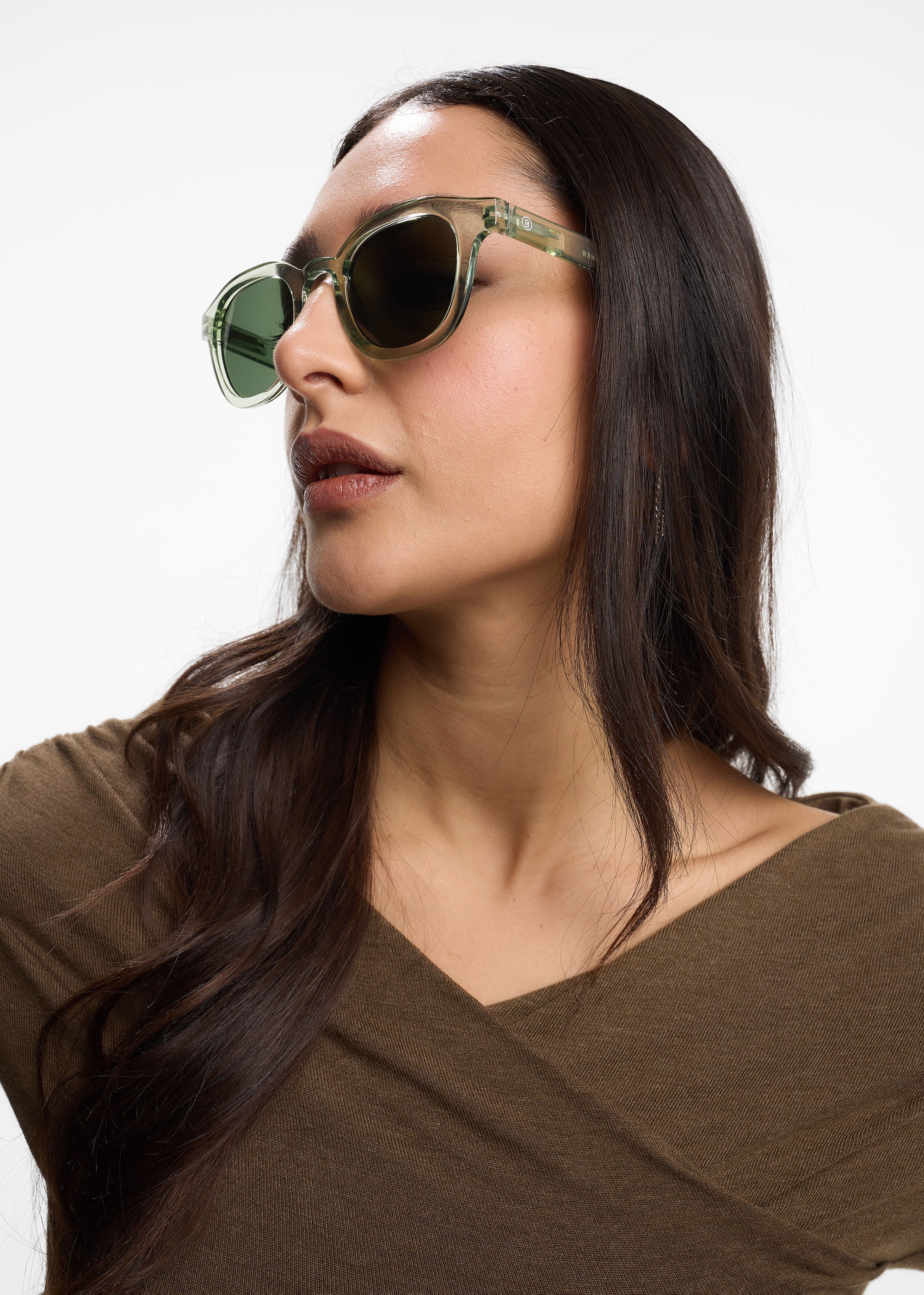 Barner Andy Glossy Sunglasses - Pistachio