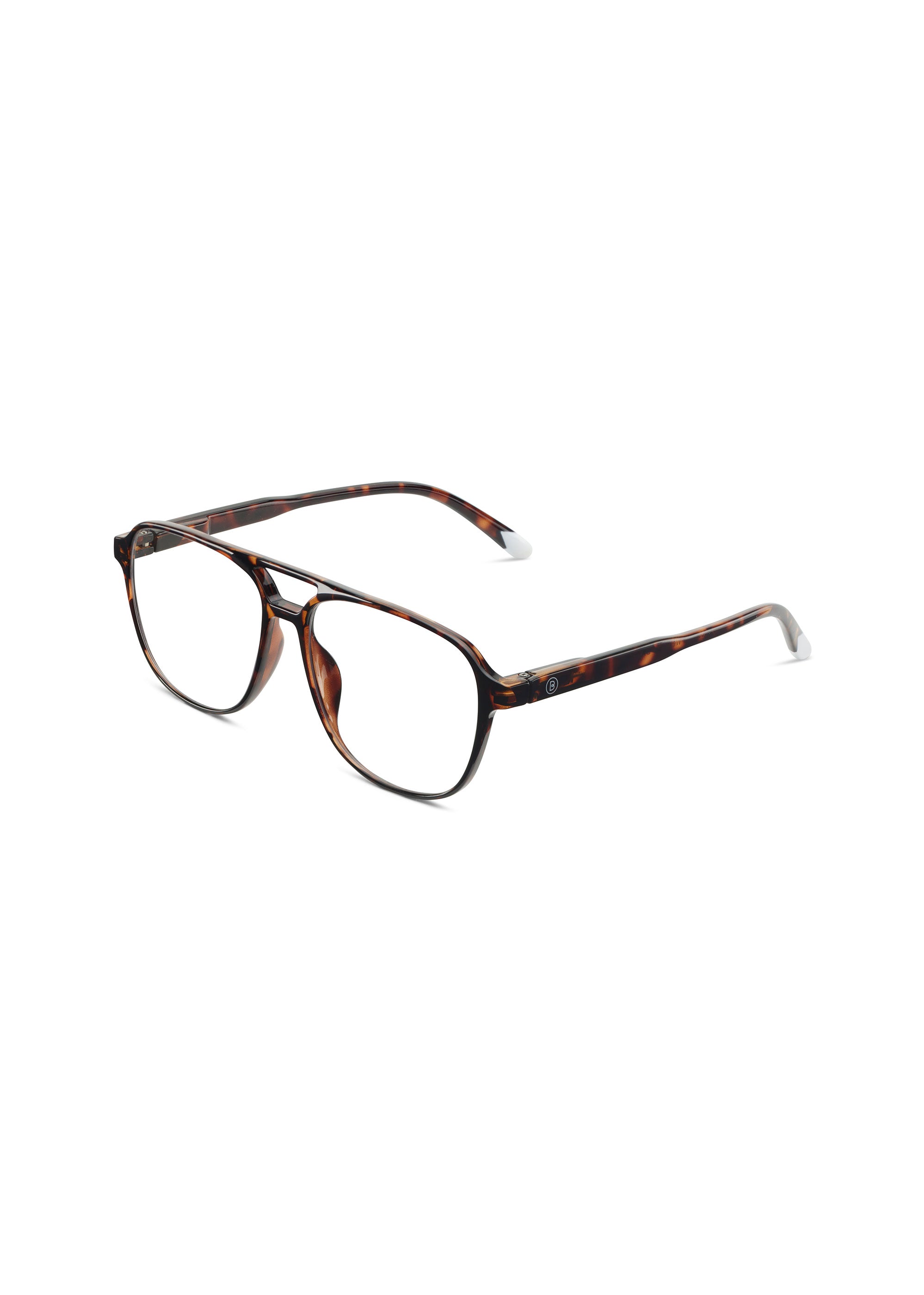 Barner Brad Glossy Blue Light Glasses - Tortoise
