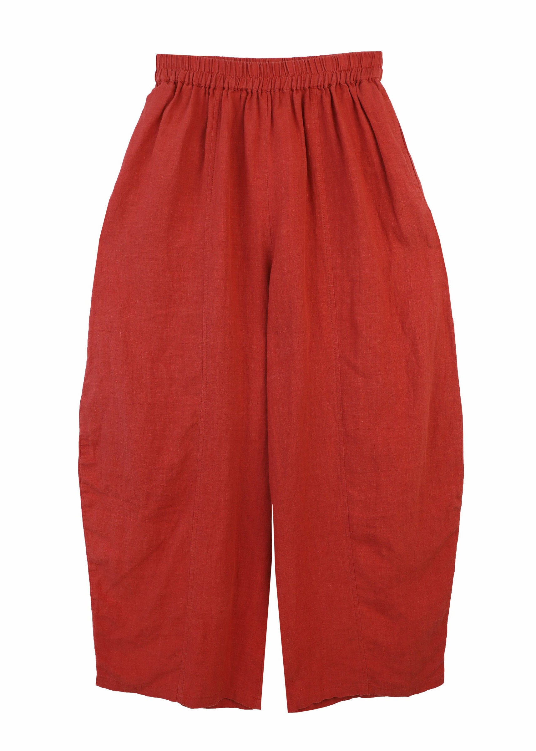 L.F.Markey Basic Linen Trousers - Paprika