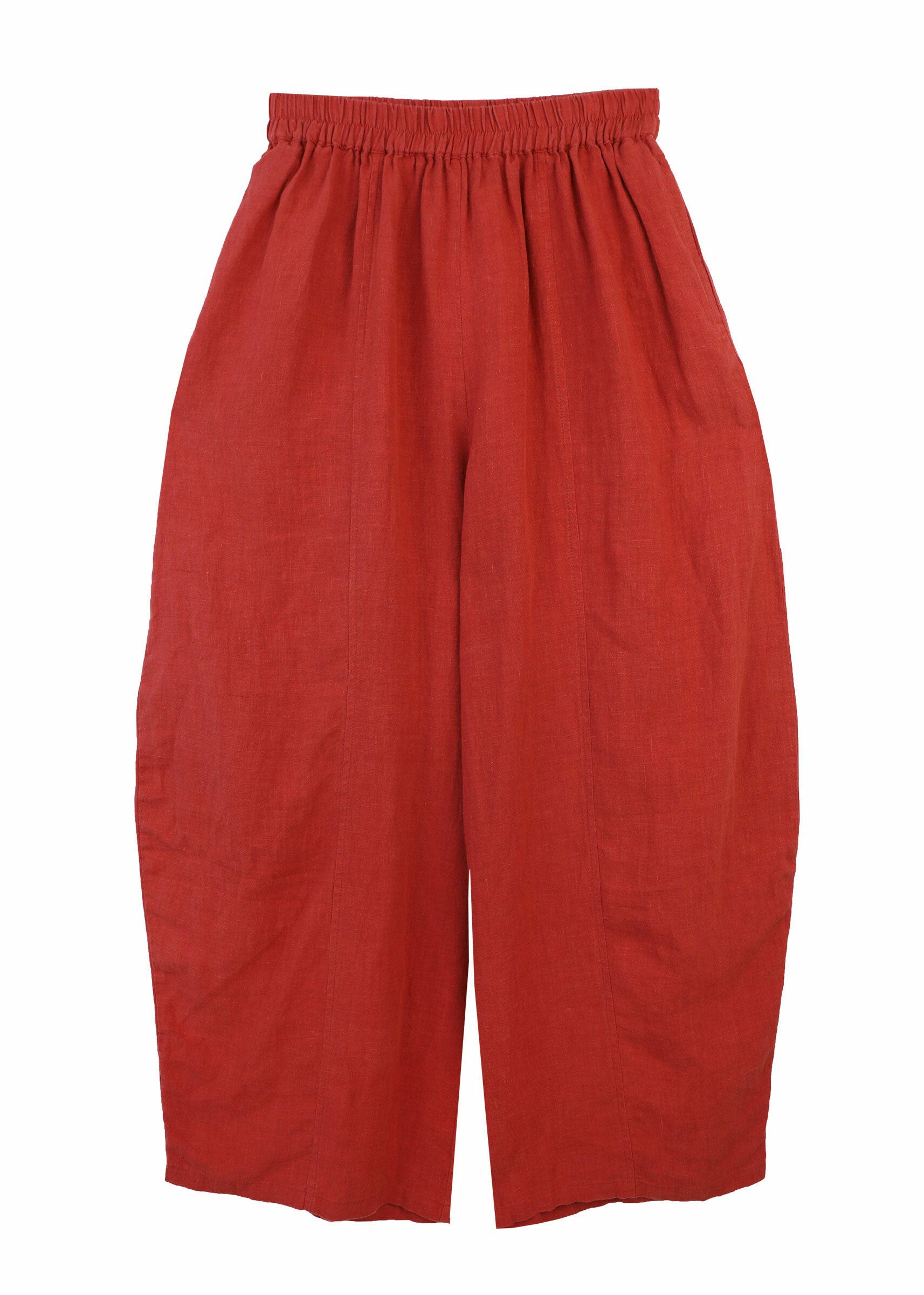 L.F.Markey Basic Linen Trousers - Paprika