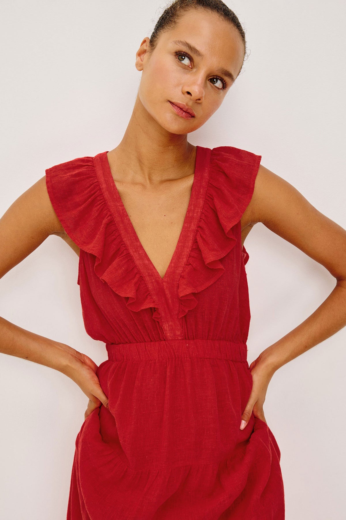 Rails Beaux Dress - Tomato
