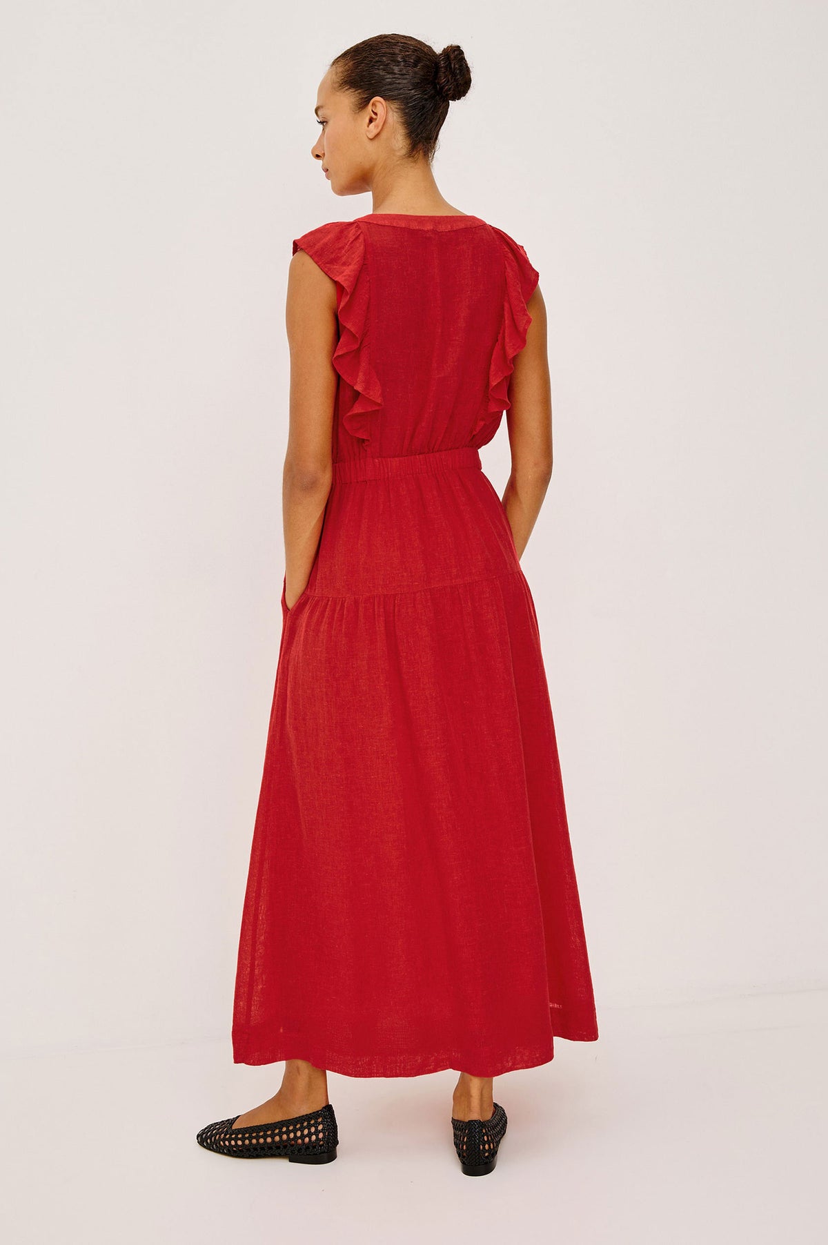 Rails Beaux Dress - Tomato