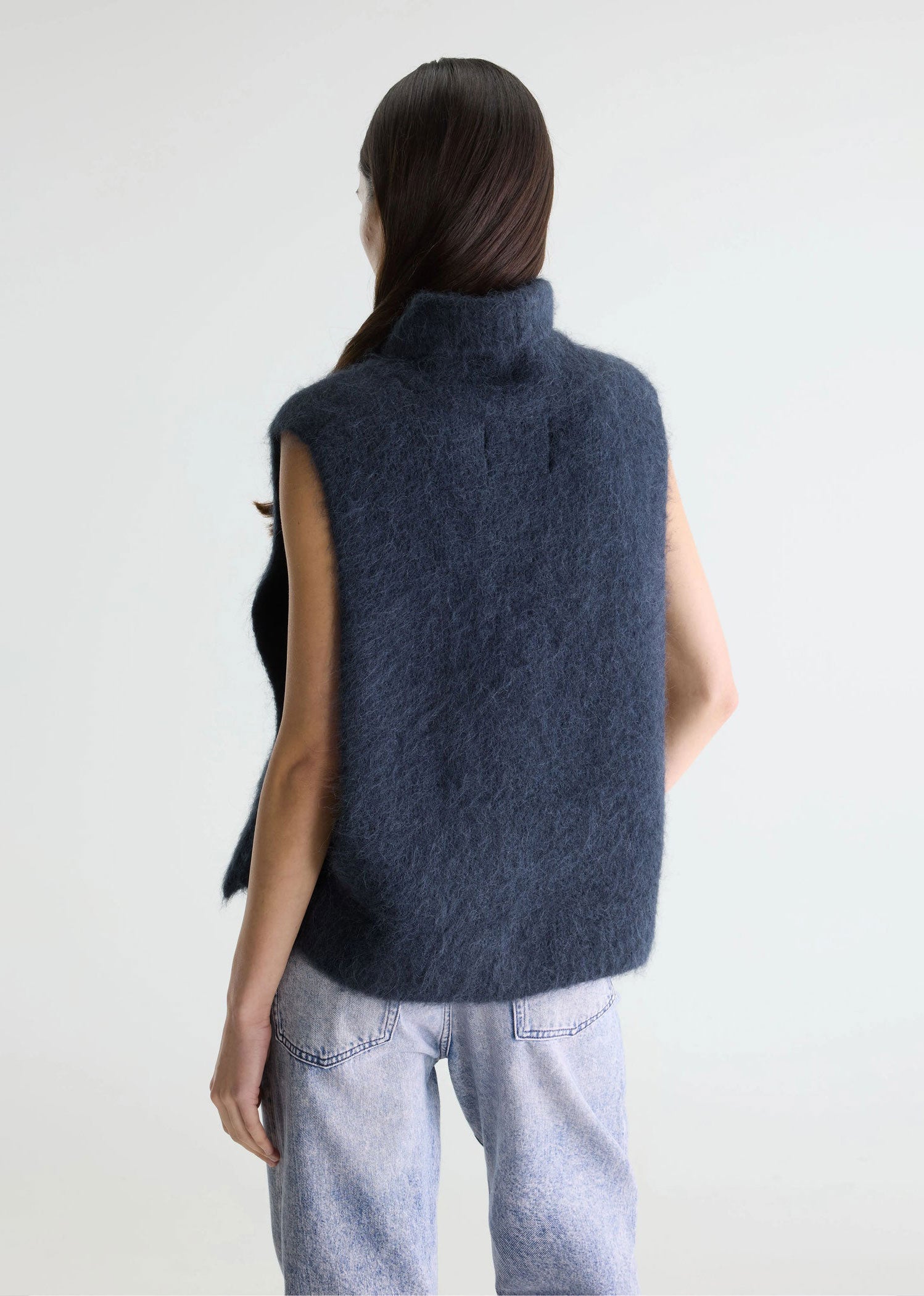 Bellerose Daren Navy Blue Sleeveless Sweater