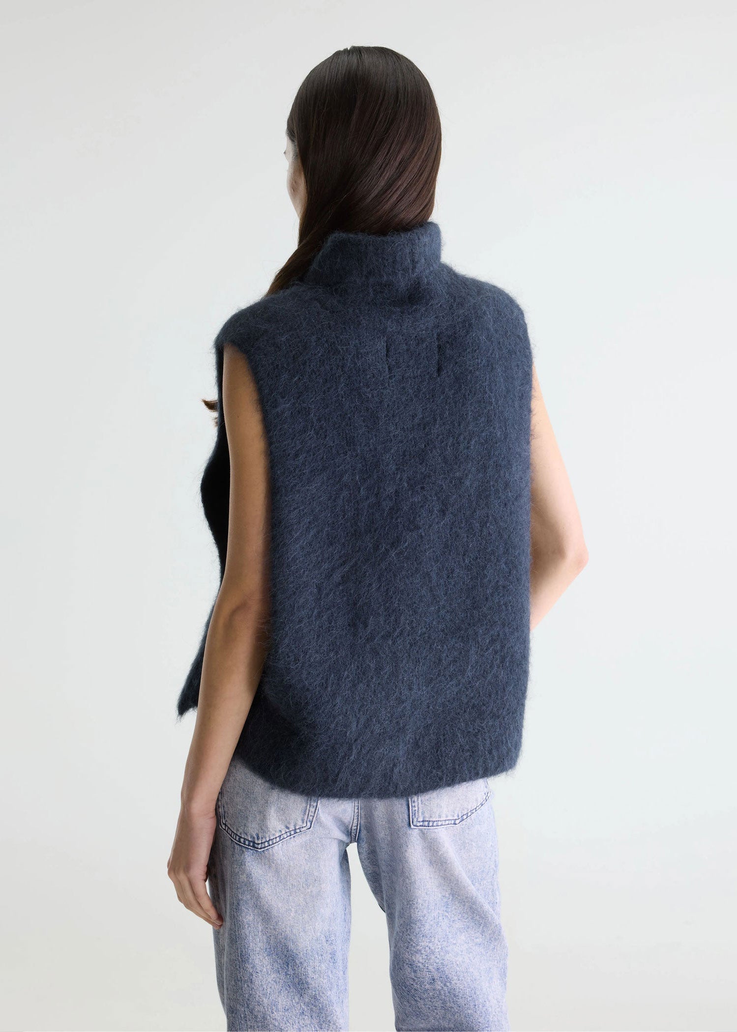 Bellerose Daren Navy Blue Sleeveless Sweater