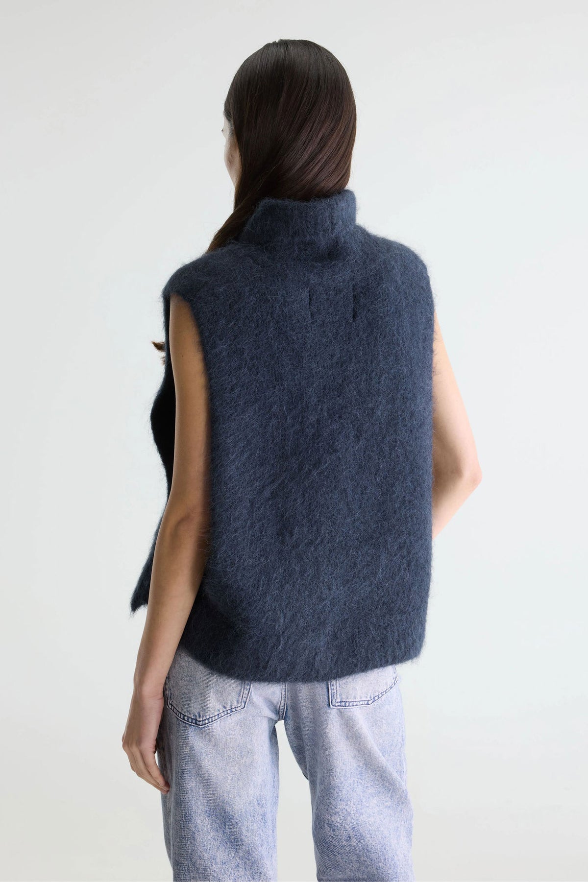 Bellerose Daren Navy Blue Sleeveless Sweater