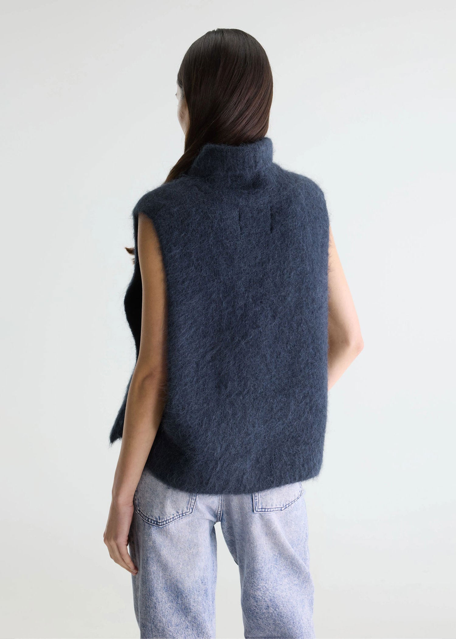 Bellerose Daren Navy Blue Sleeveless Sweater