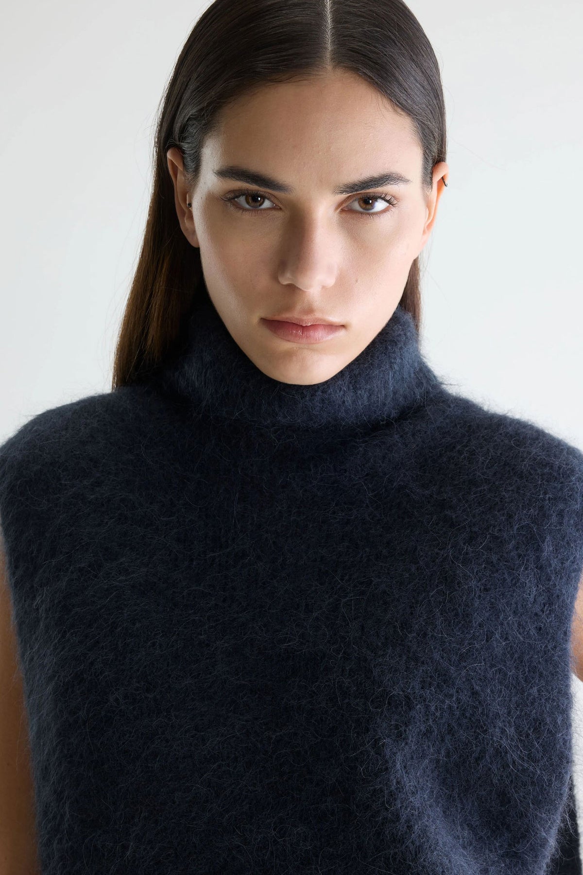 Bellerose Daren Navy Blue Sleeveless Sweater