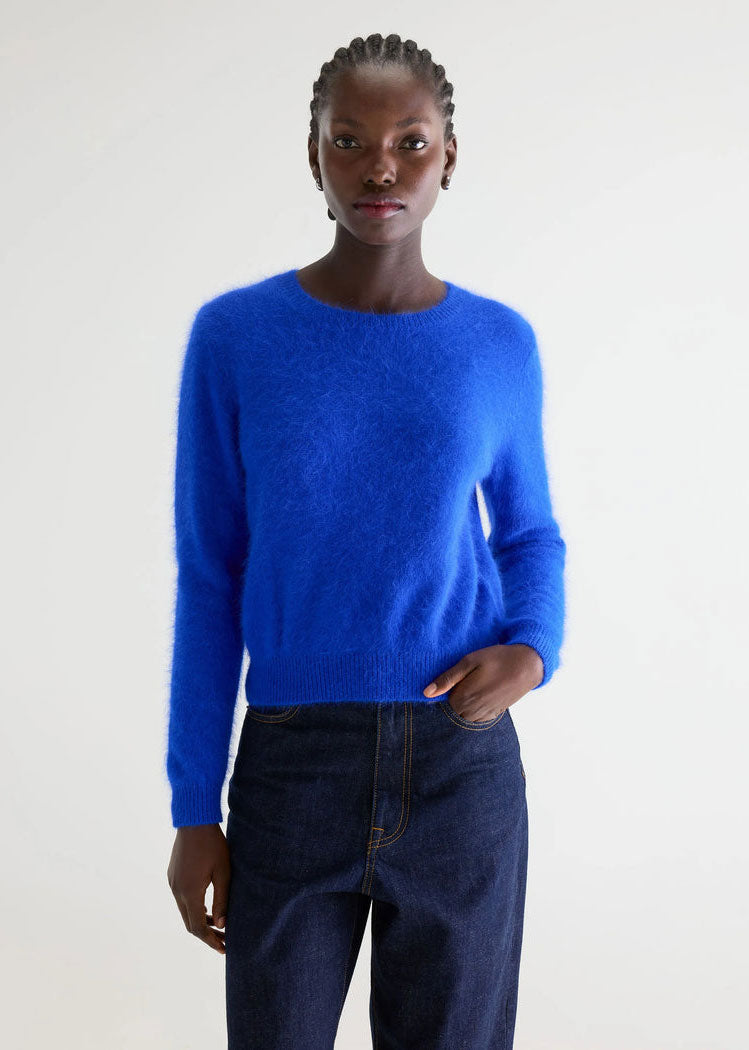 Bellerose Datti Angora-Blend Sweater - Lazuli