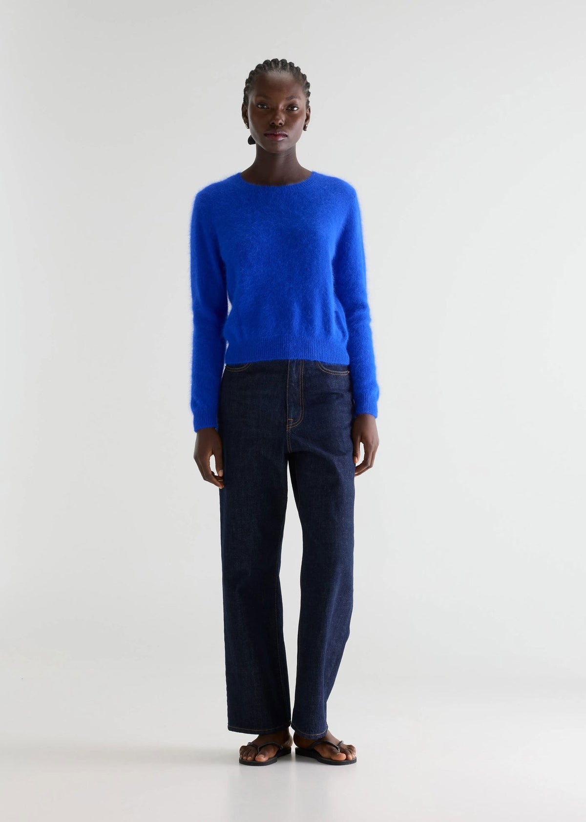 Bellerose Datti Angora-Blend Sweater - Lazuli
