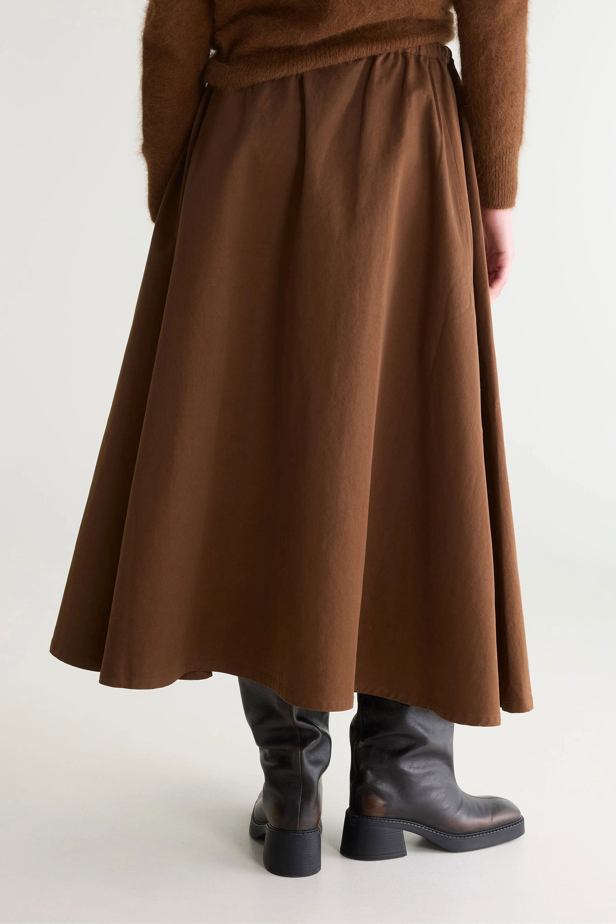 Bellerose Harlin Relaxed Midi Skirt - Mocca