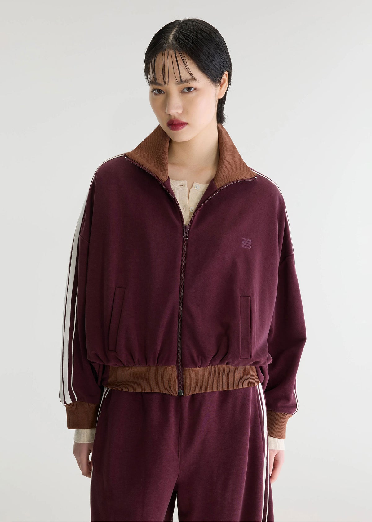 Bellerose Teng Zip-Up Sweatshirt