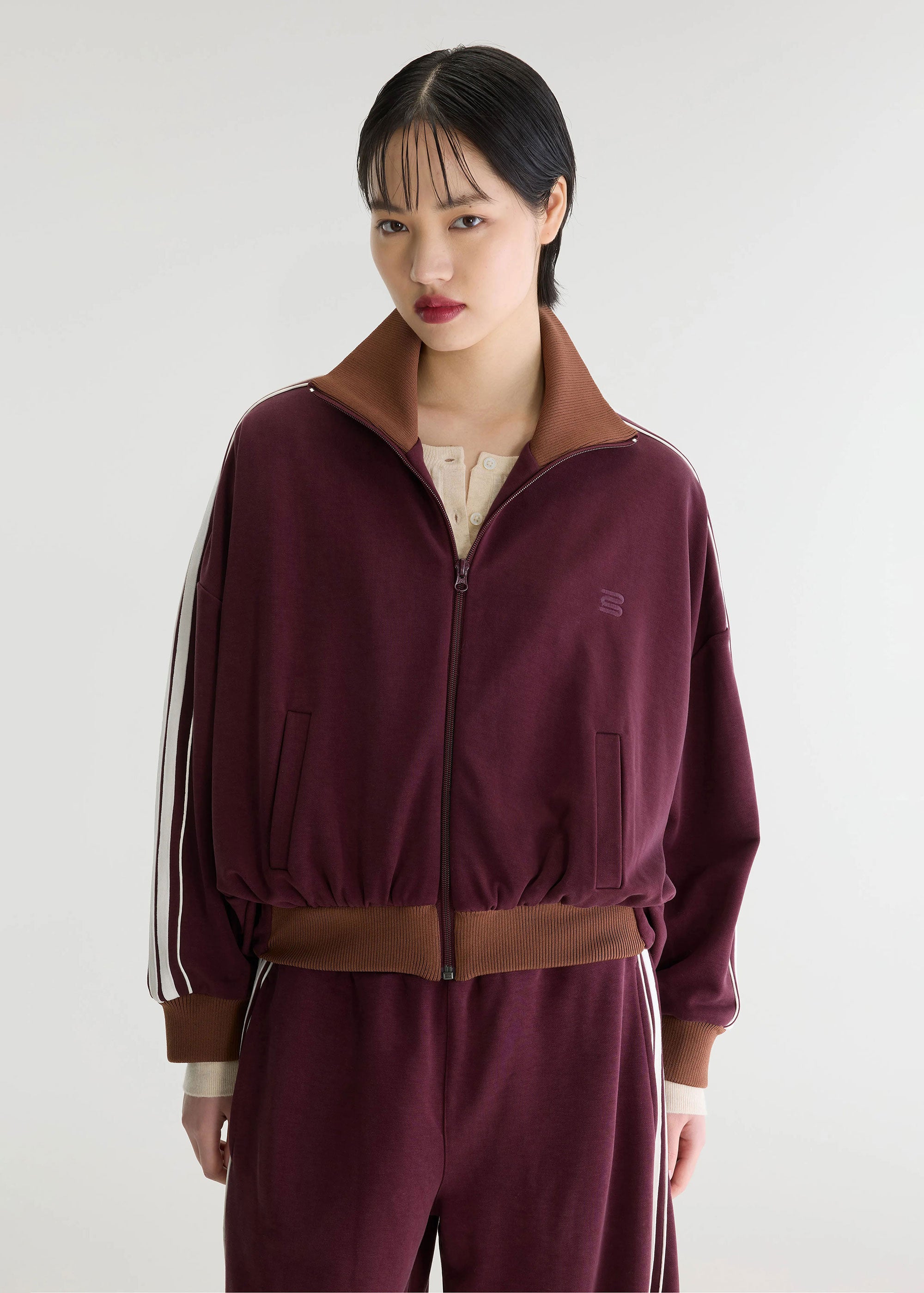 Bellerose Teng Zip-Up Sweatshirt