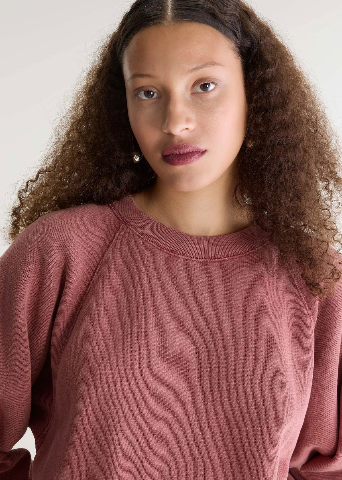 Bellerose Fella Relaxed Sweatshirt - Cerise