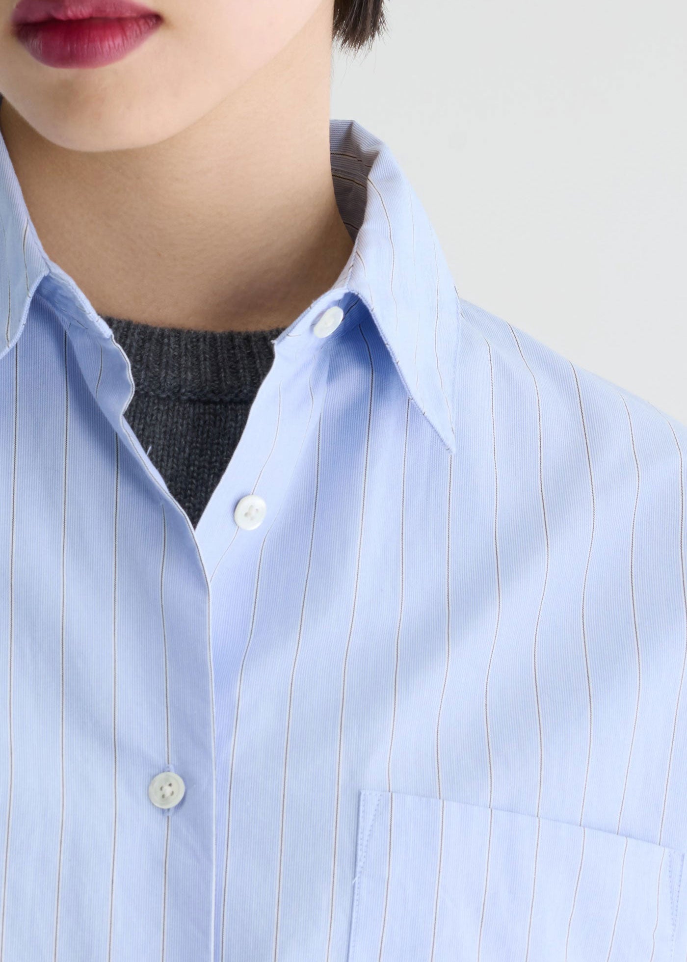 Bellerose Giorgia Striped Poplin Shirt