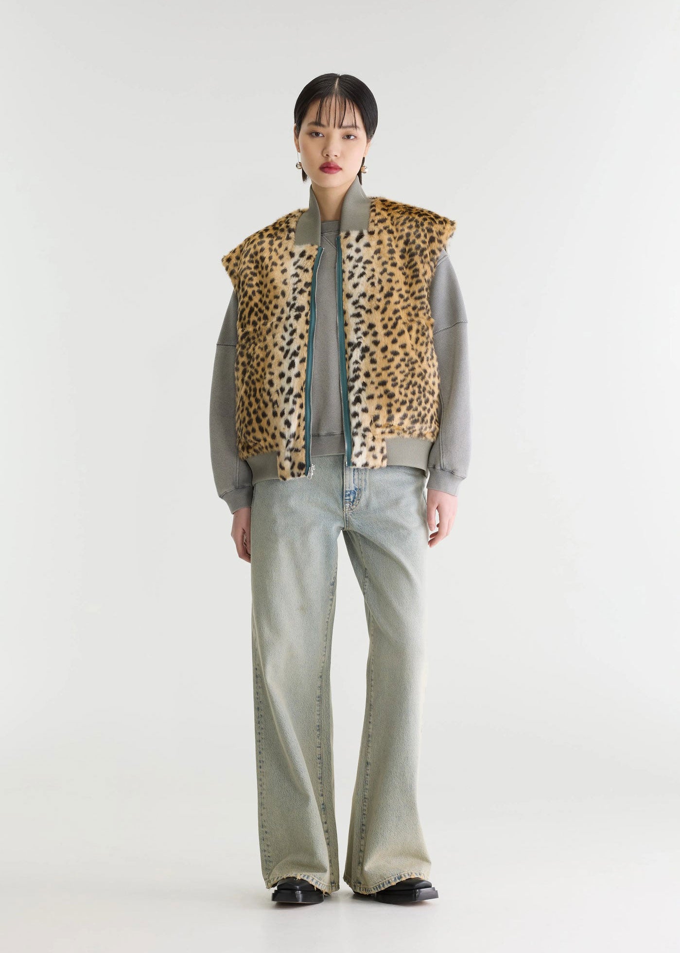 Bellerose Haalo Leopard-Print Bodywarmer
