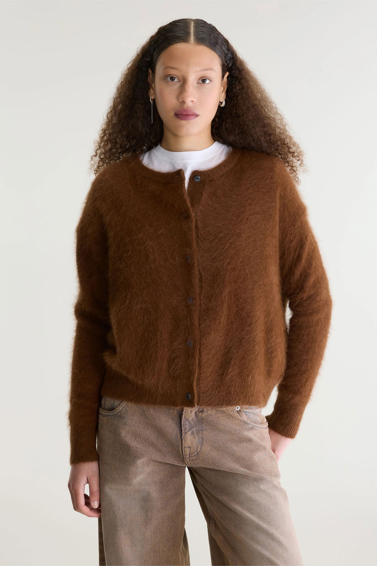 Bellerose Dathan Angora-Blend Cardigan - Bison