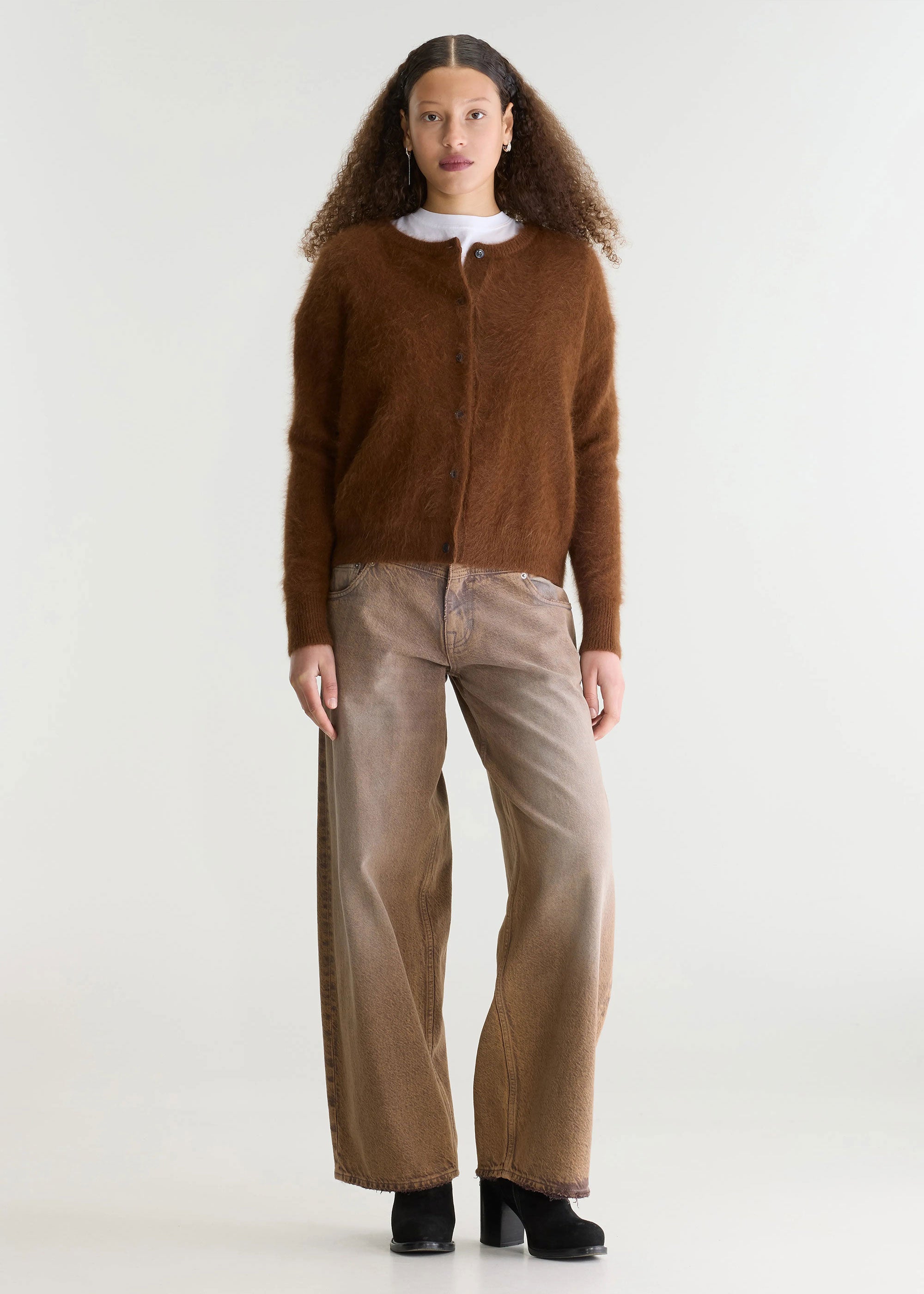 Bellerose Dathan Angora-Blend Cardigan - Bison