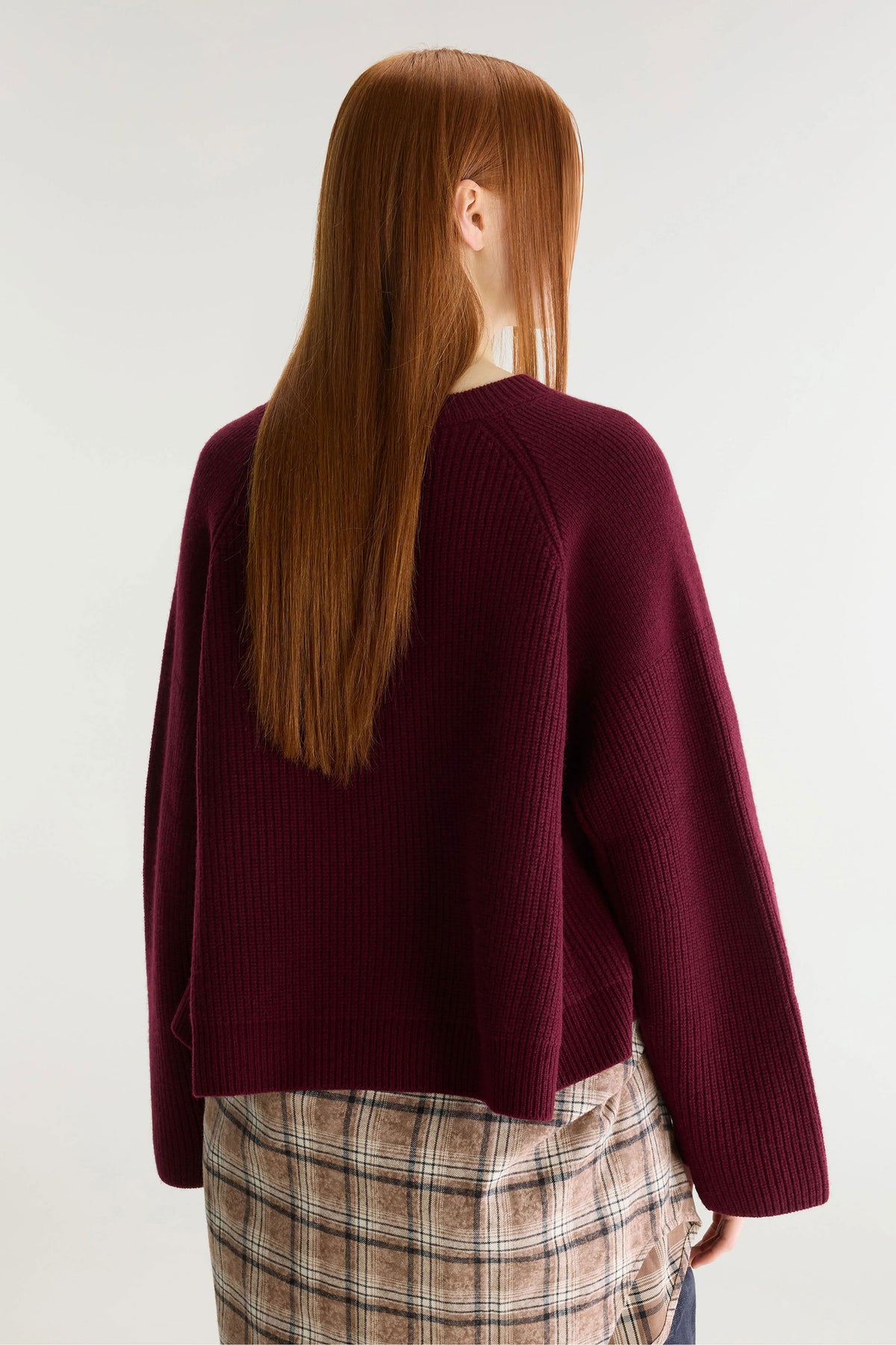 Bellerose Dorou Cropped Crewneck Sweater