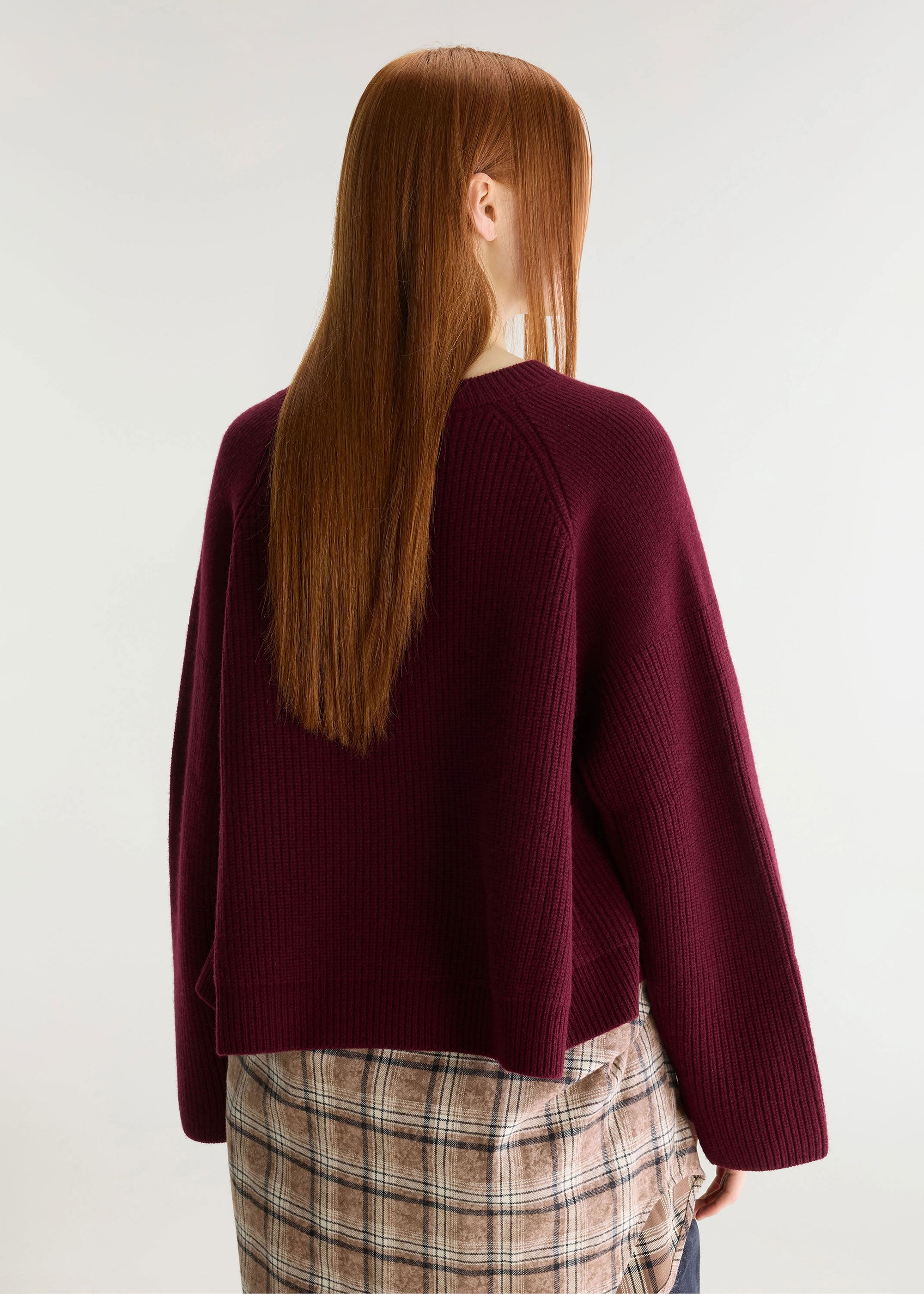 Bellerose Dorou Cropped Crewneck Sweater