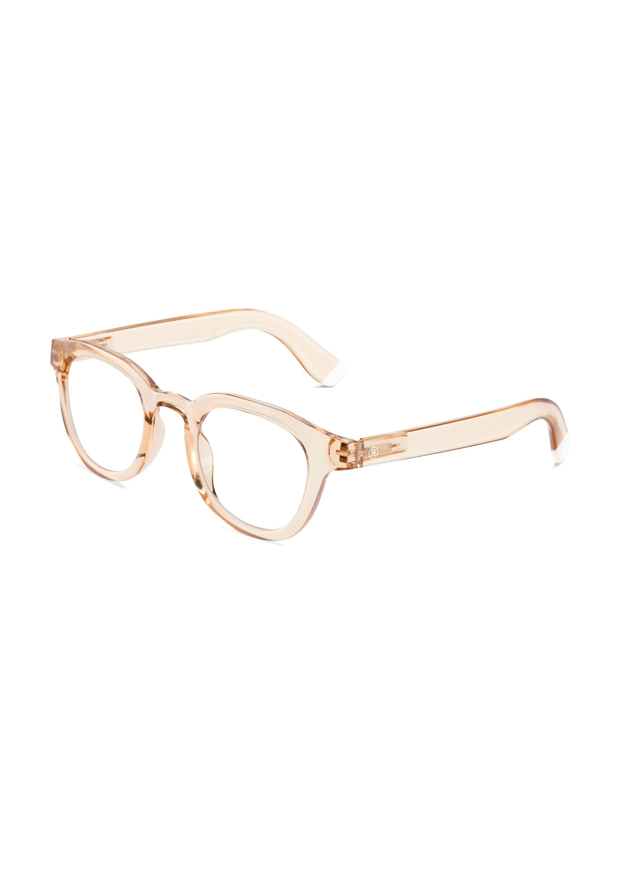 Barner Andy Glossy Blue Light Glasses - Pink Quartz