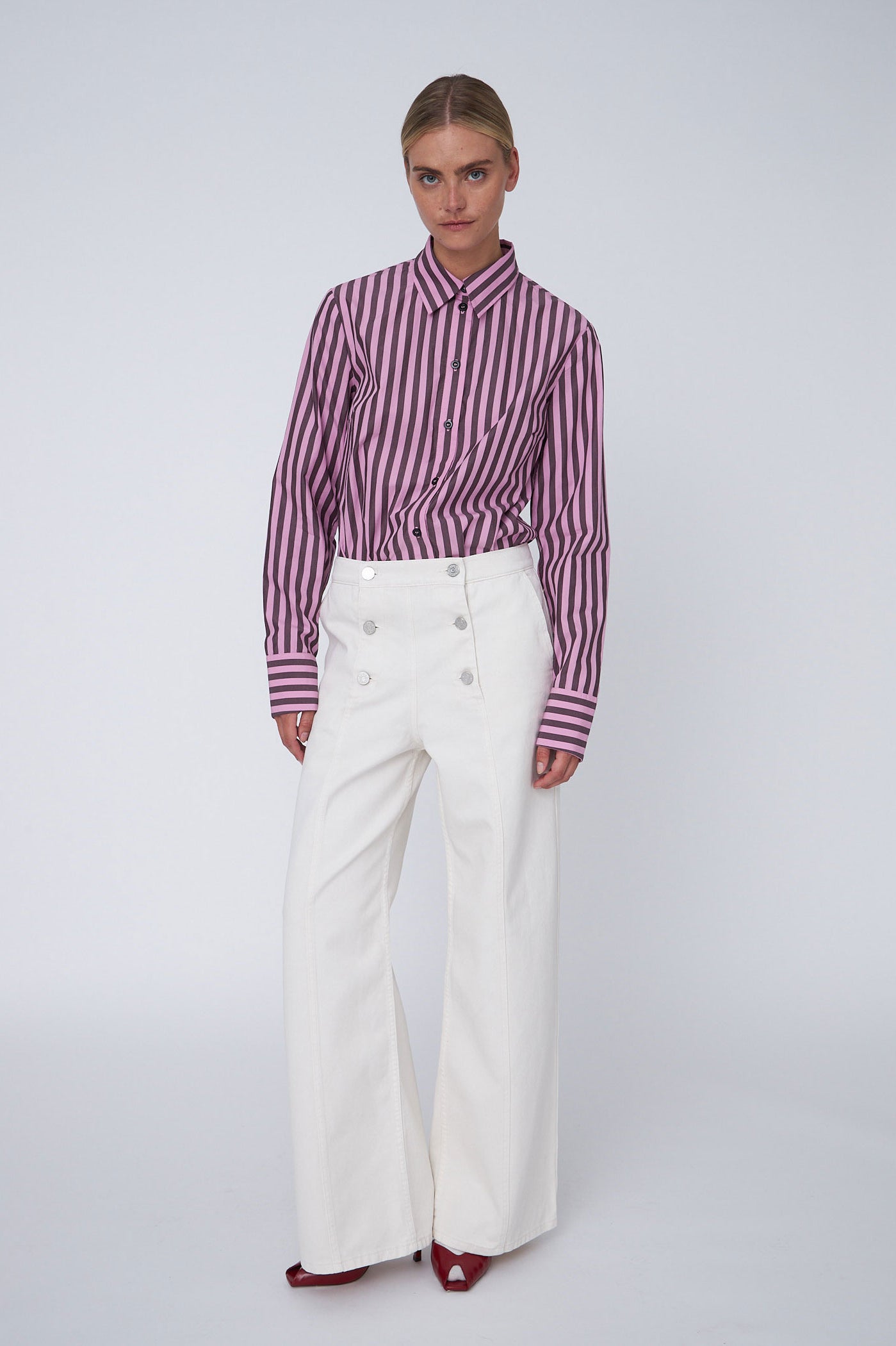 Stella Nova Sailors Pants - Almost White
