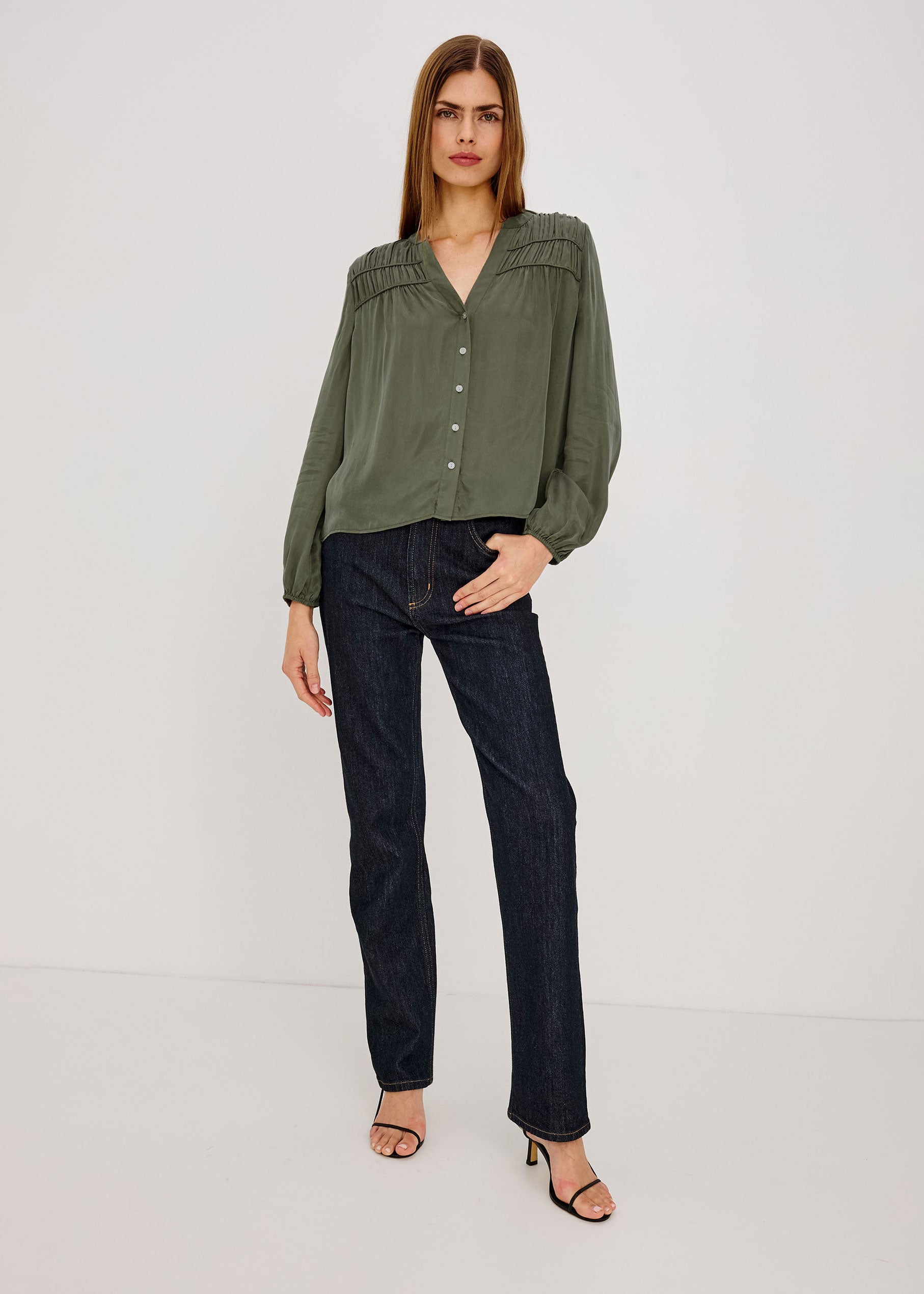Rails Cadence Shirt - Washed Olive