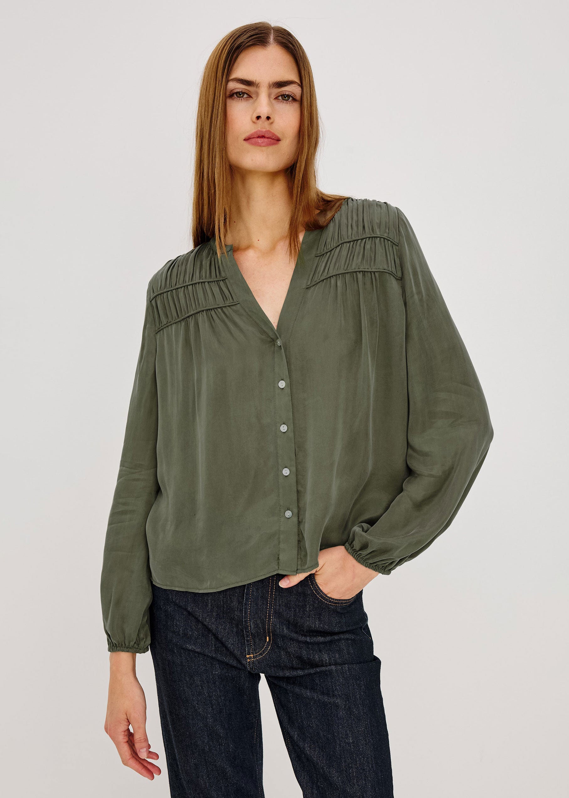 Rails Cadence Shirt - Washed Olive